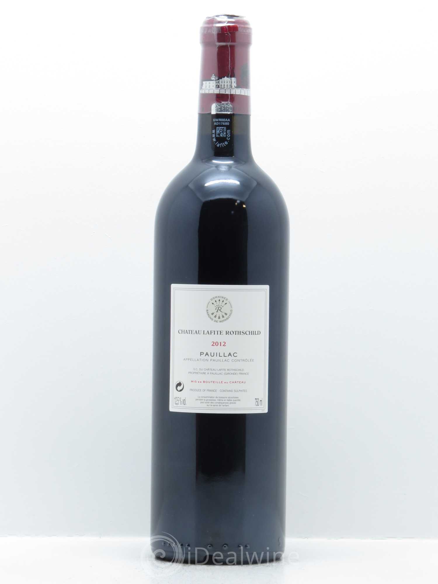 Château Lafite Rothschild 1er Grand Cru Classé 2012 - Lot de 1 bouteille - 1