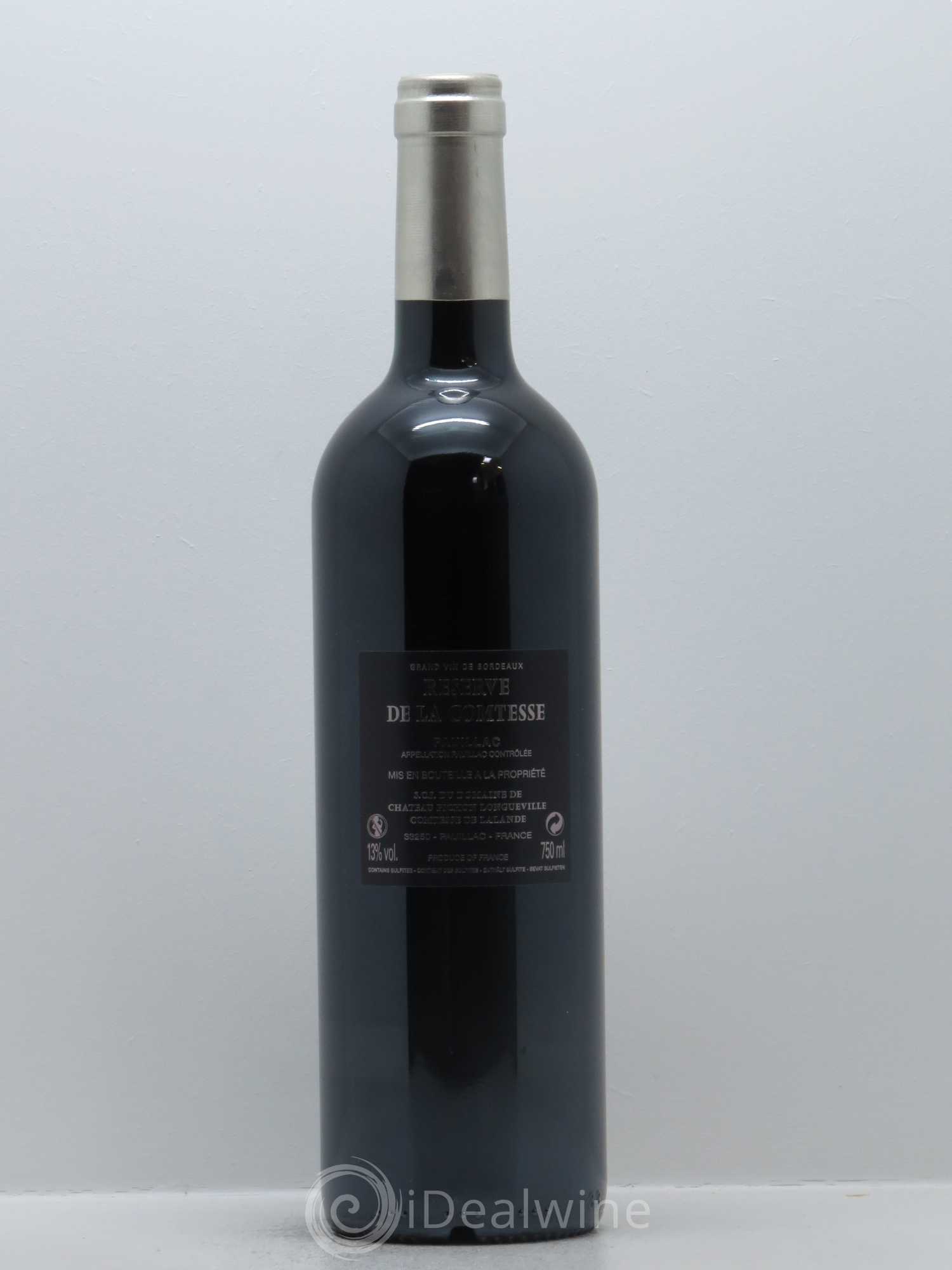 Réserve de la Comtesse Second Vin 2012 - Lot de 1 bouteille - 1