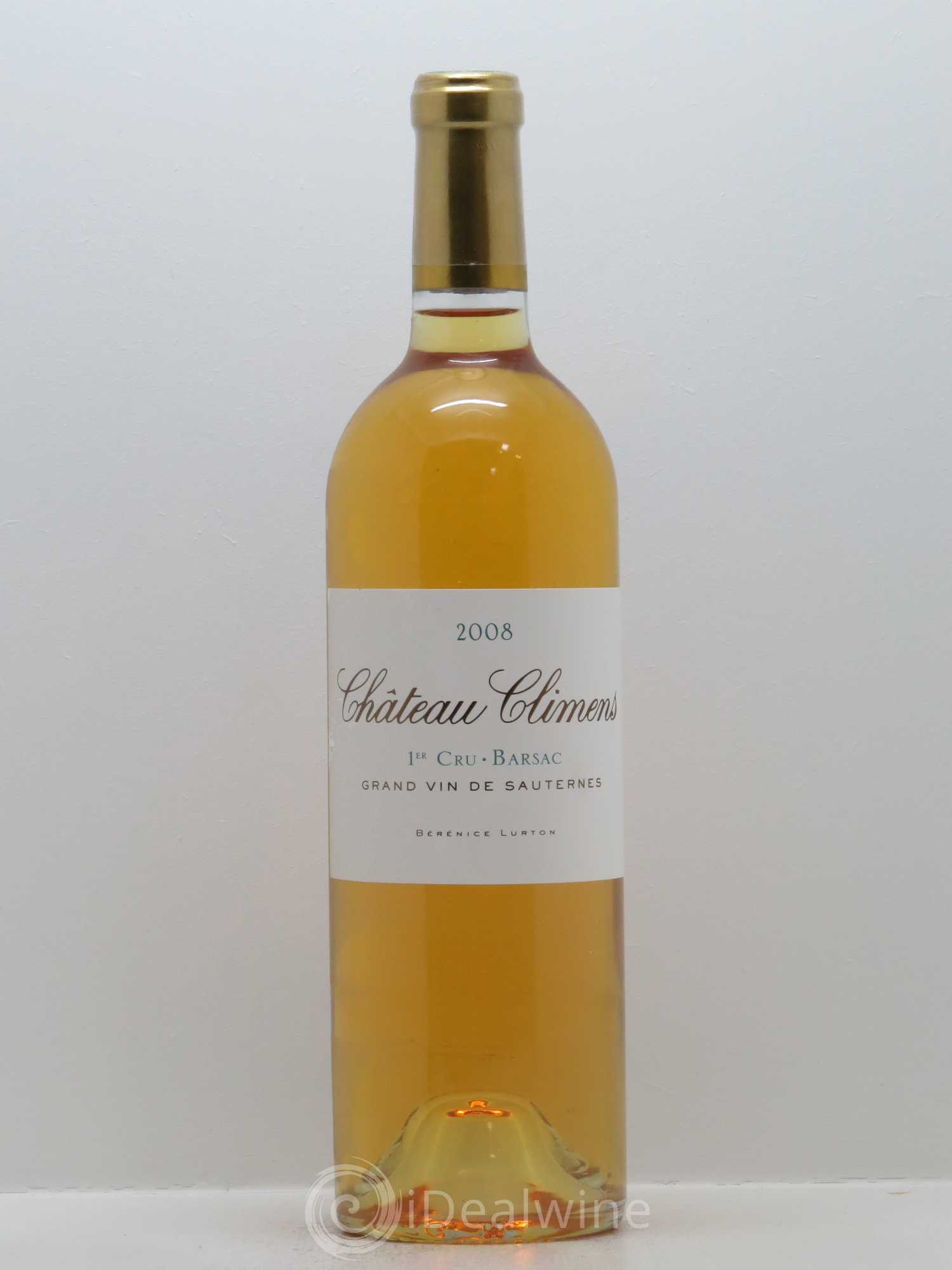 Château Climens 1er Grand Cru Classé 2008 - Lot de 1 bouteille - 0