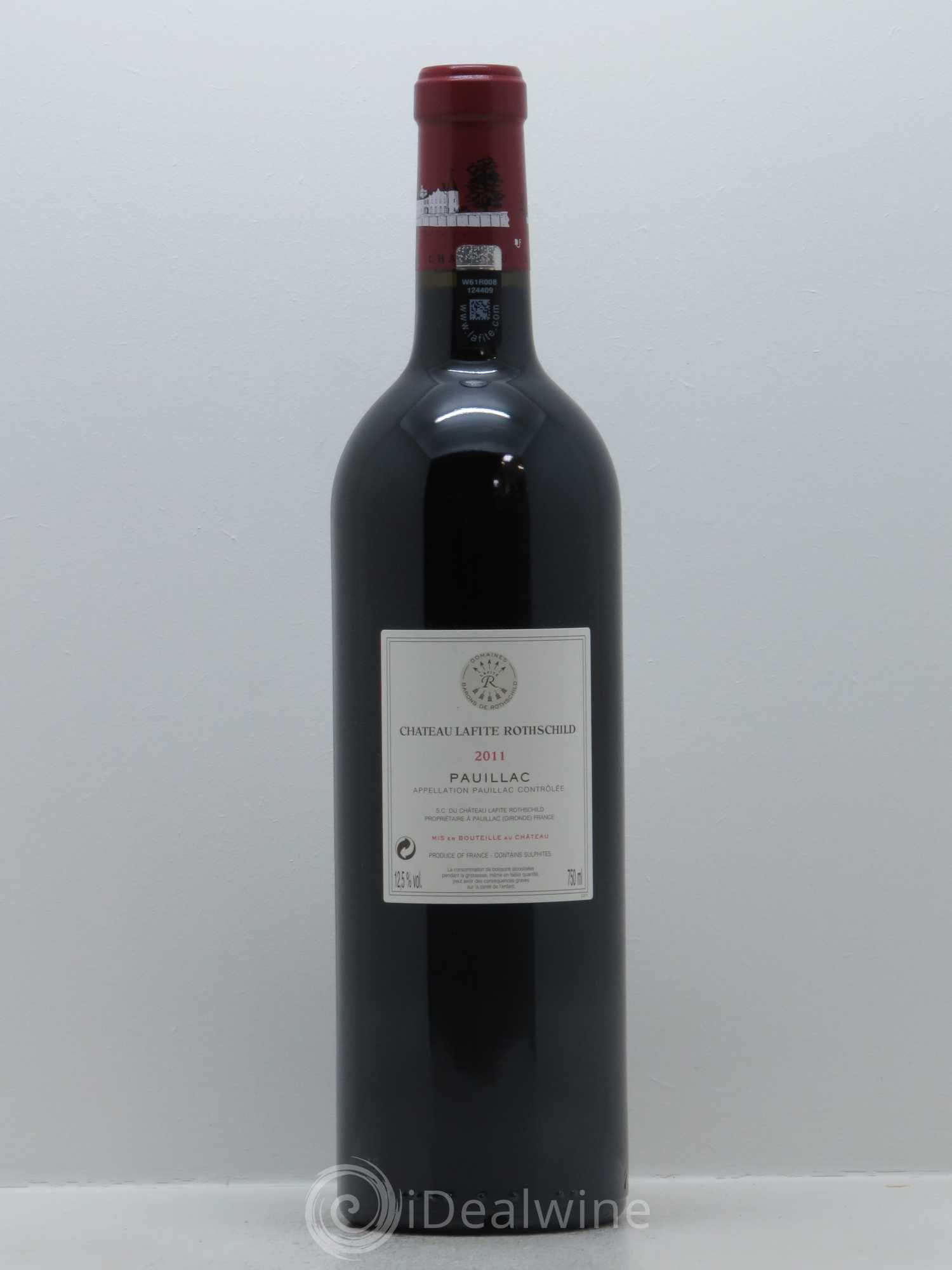 Château Lafite Rothschild 1er Grand Cru Classé 2011 - Lot de 1 bouteille - 1