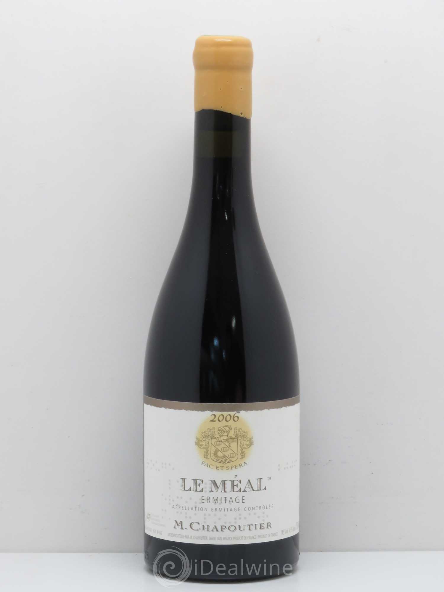 Hermitage Ermitage Le Méal Chapoutier 2006 - Lot de 1 bouteille - 0
