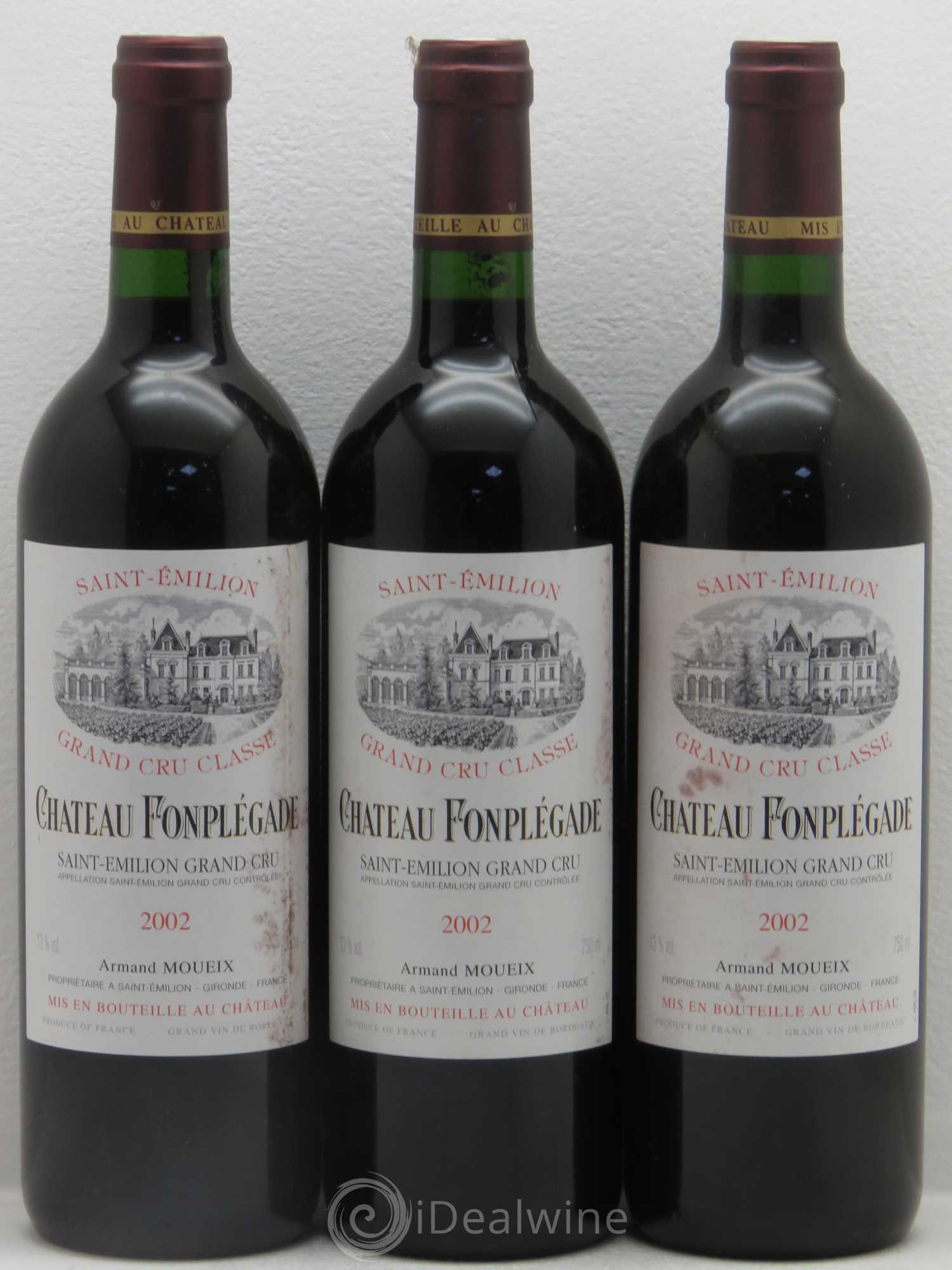 Château Fonplegade Grand Cru Classé 2002 - Lot de 12 bouteilles - 4