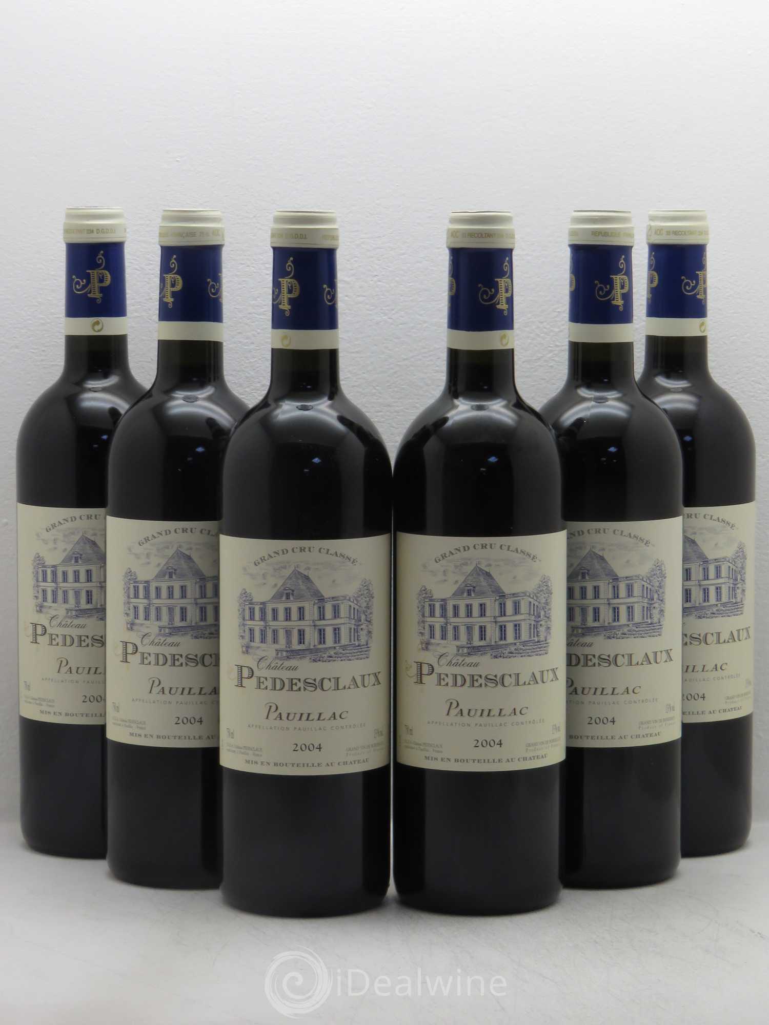 Château Pedesclaux 5ème Grand Cru Classé 2004 - Lot de 6 bouteilles - 0