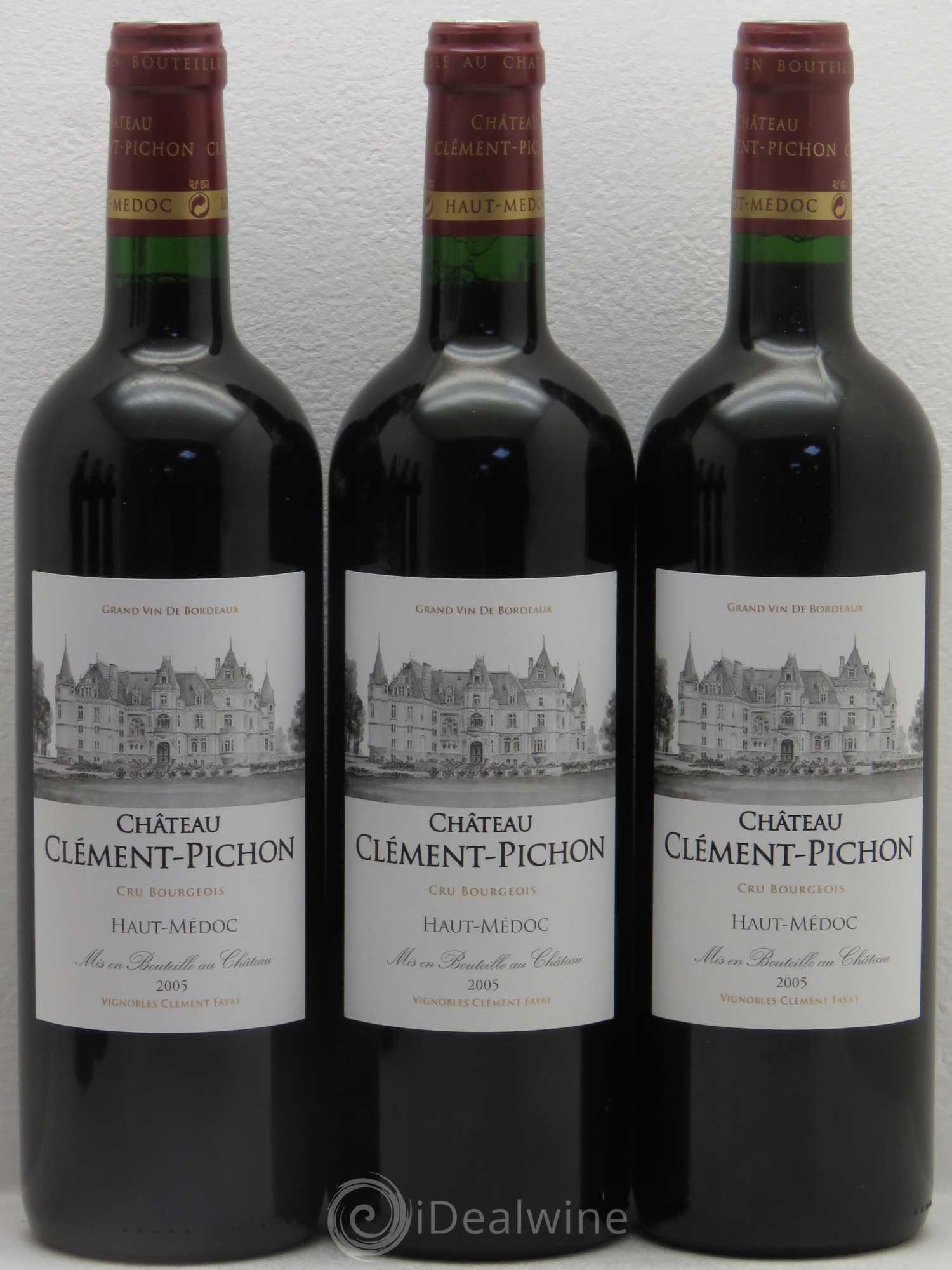 Château Clément-Pichon Cru Bourgeois 2005 - Lot de 6 bouteilles - 1