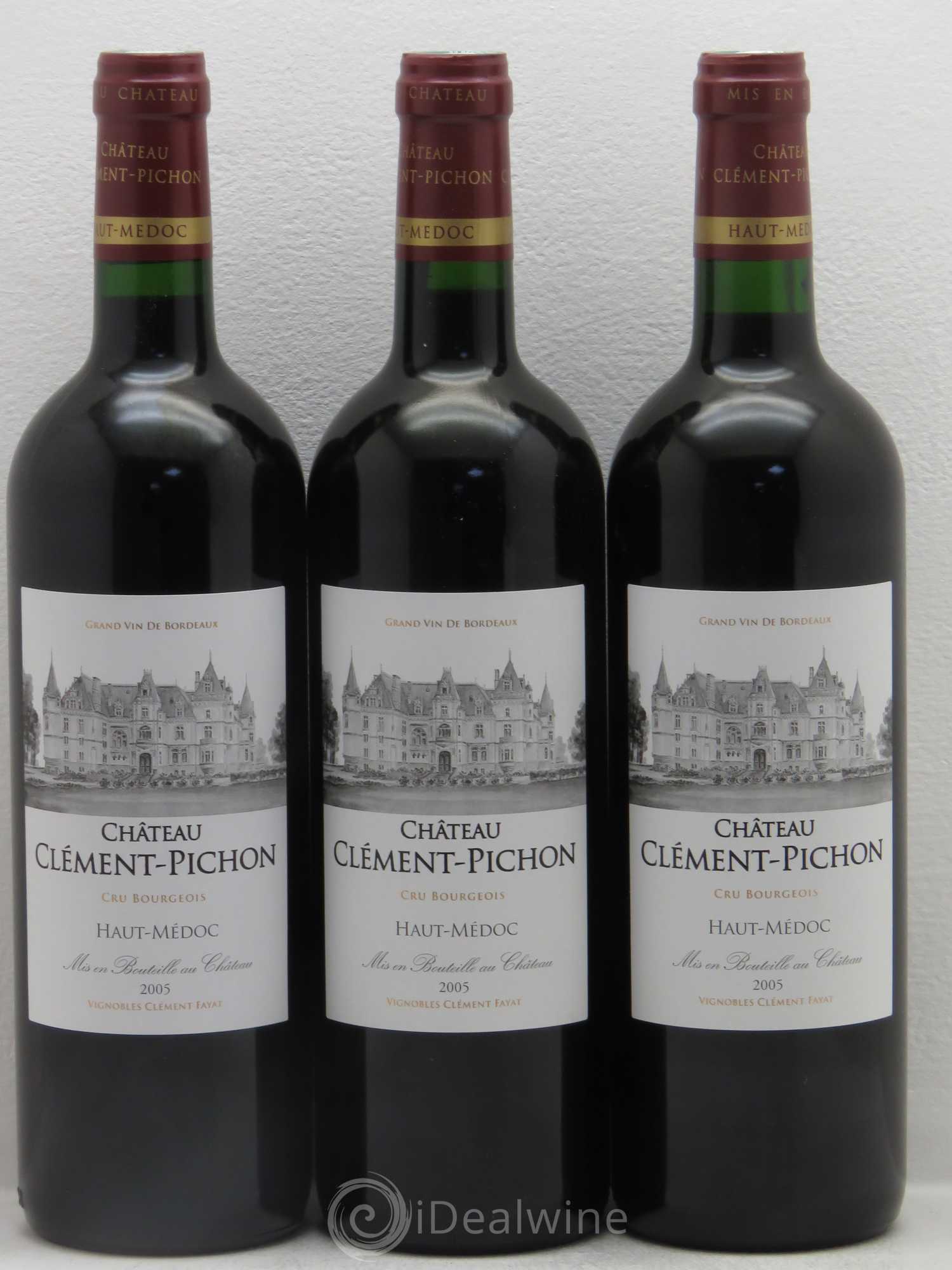 Château Clément-Pichon Cru Bourgeois 2005 - Lot de 6 bouteilles - 2