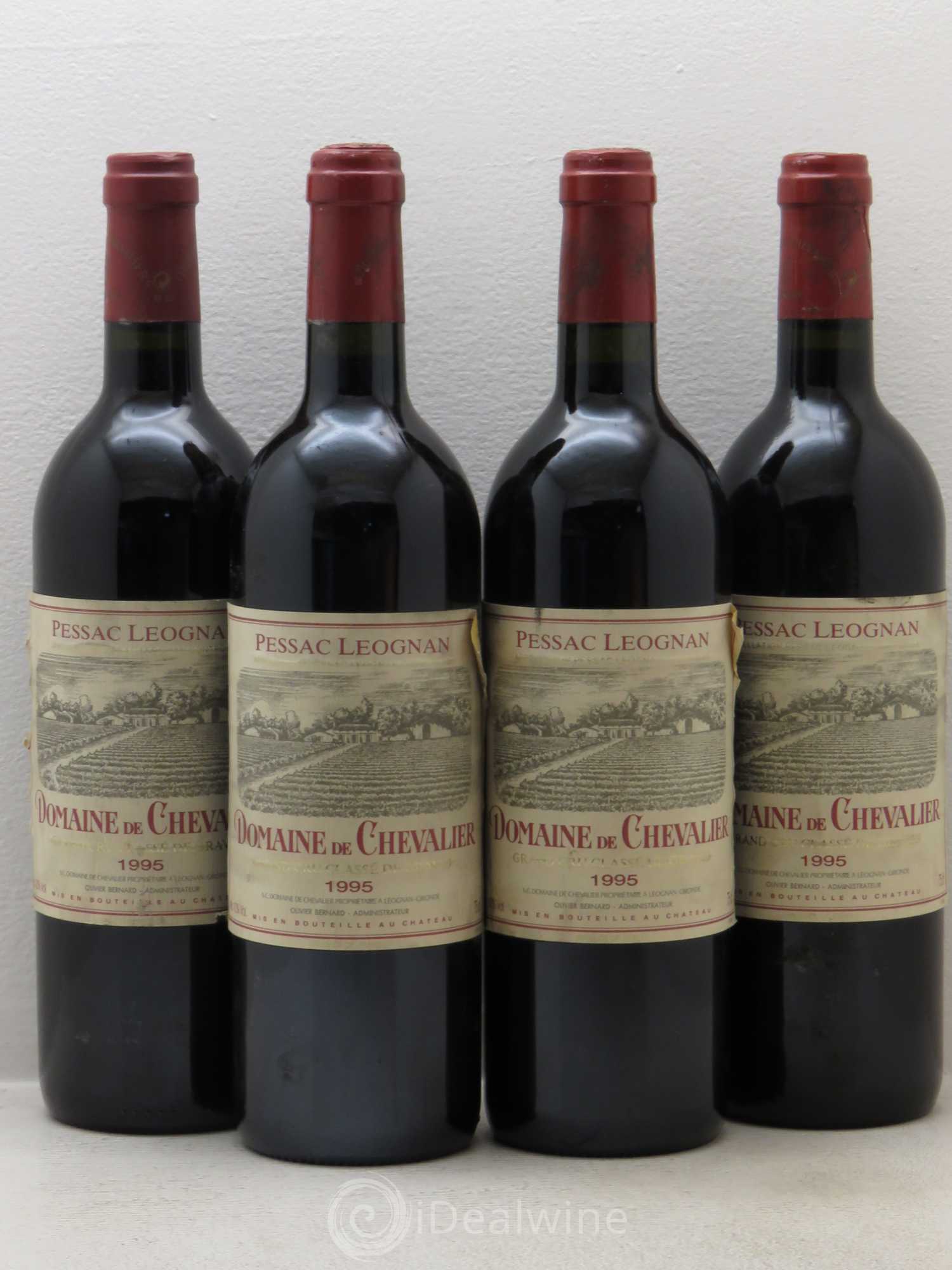 Domaine de Chevalier Cru Classé de Graves 1995 - Lot de 4 bouteilles - 0