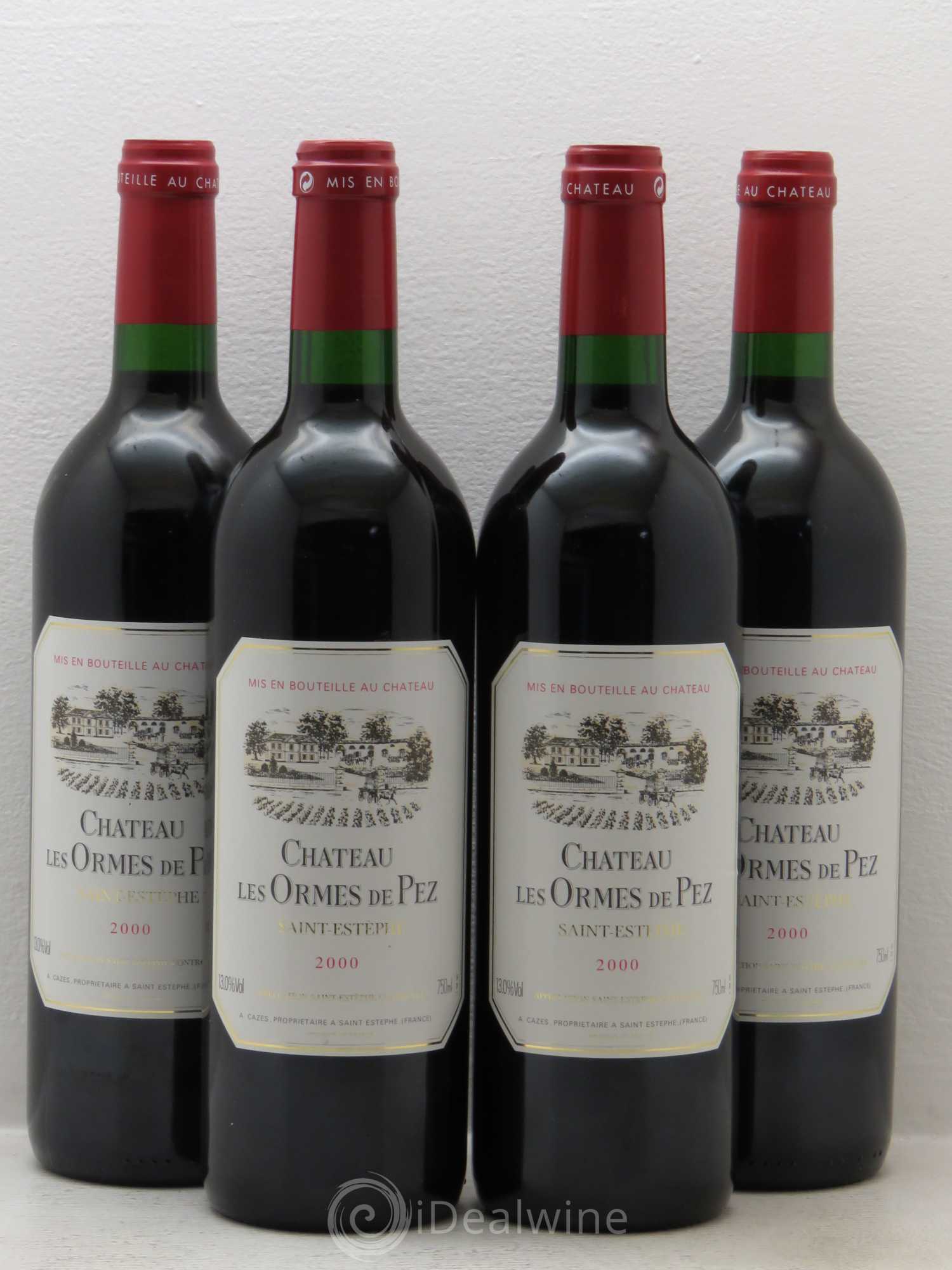 Château les Ormes de Pez 2000 - Lot de 4 bouteilles - 0