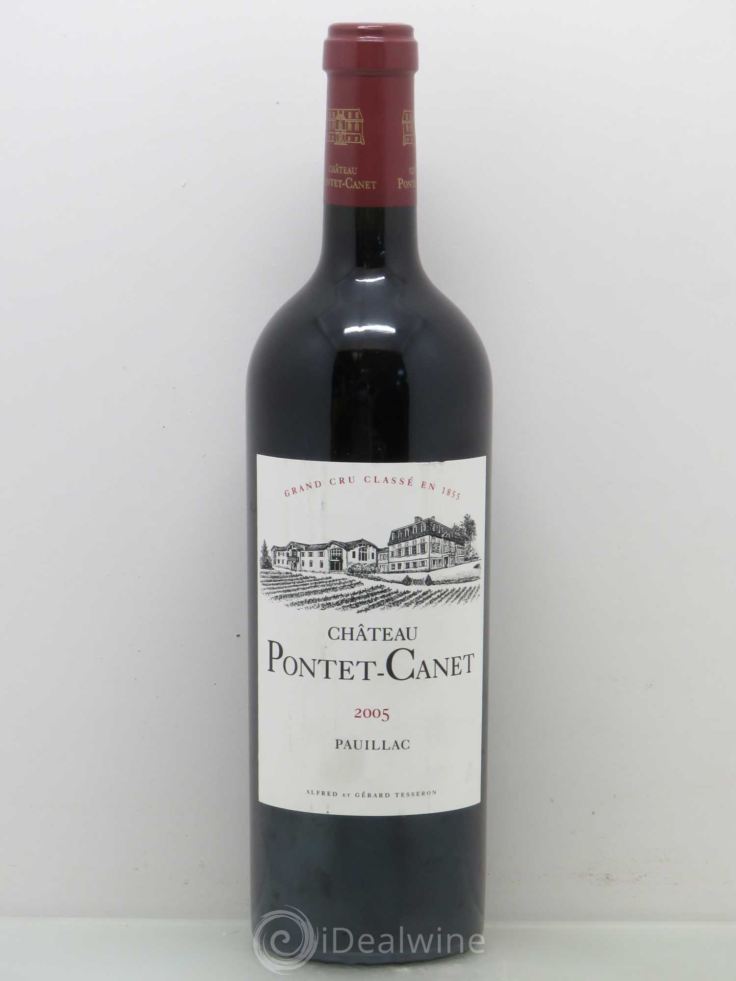 Château Pontet Canet 5ème Grand Cru Classé 2005 - Lot de 1 bouteille - 0