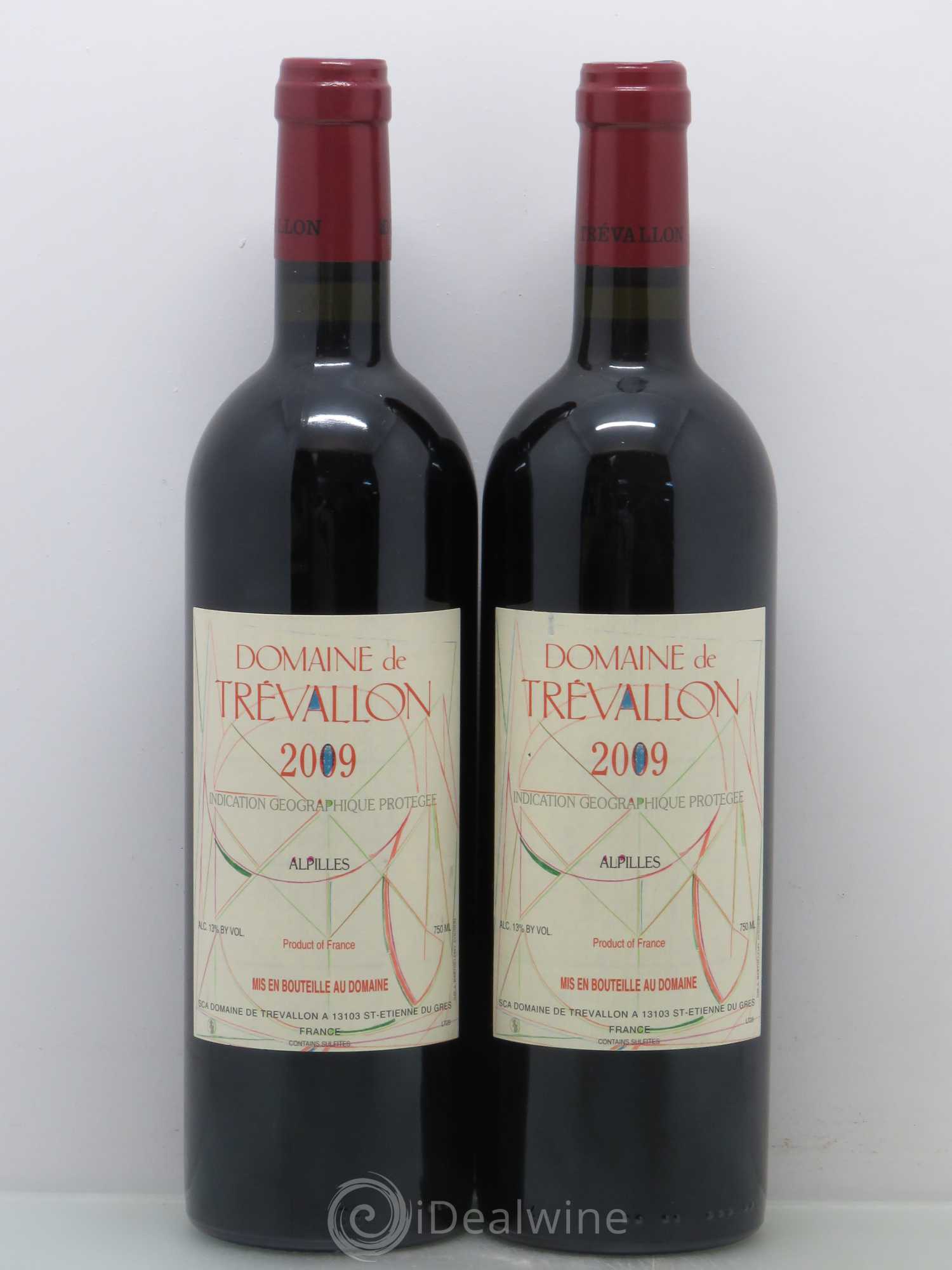 Alpilles Trévallon (Domaine de) Eloi Dürrbach 2009 - Lot de 2 bouteilles - 0