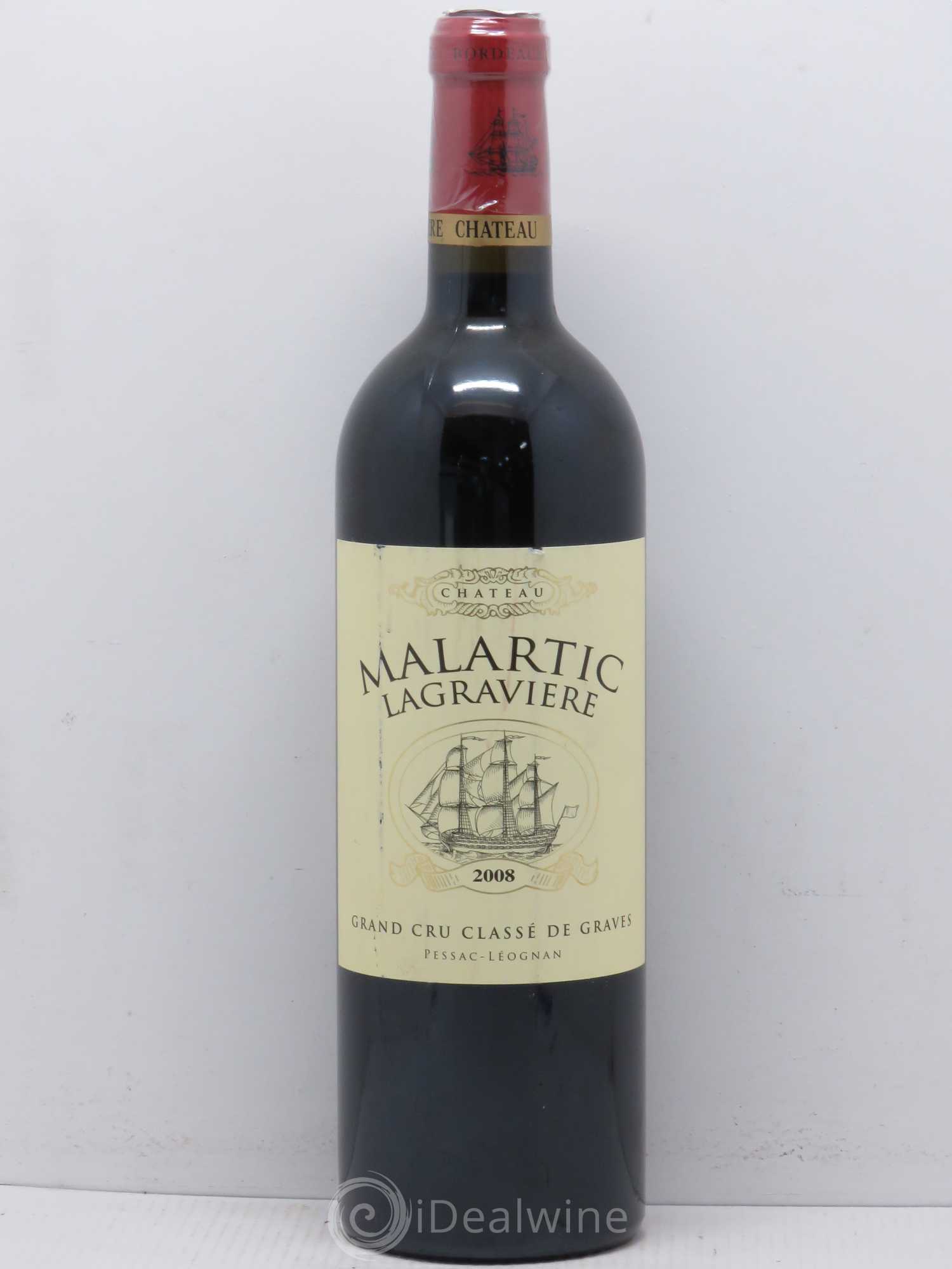 Château Malartic-Lagravière Cru Classé de Graves 2008 - Lot de 1 bouteille - 0