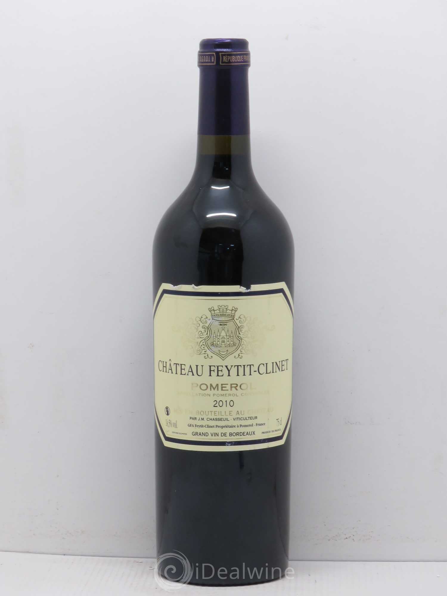 Château Feytit-Clinet 2010 - Lot de 1 bouteille - 0