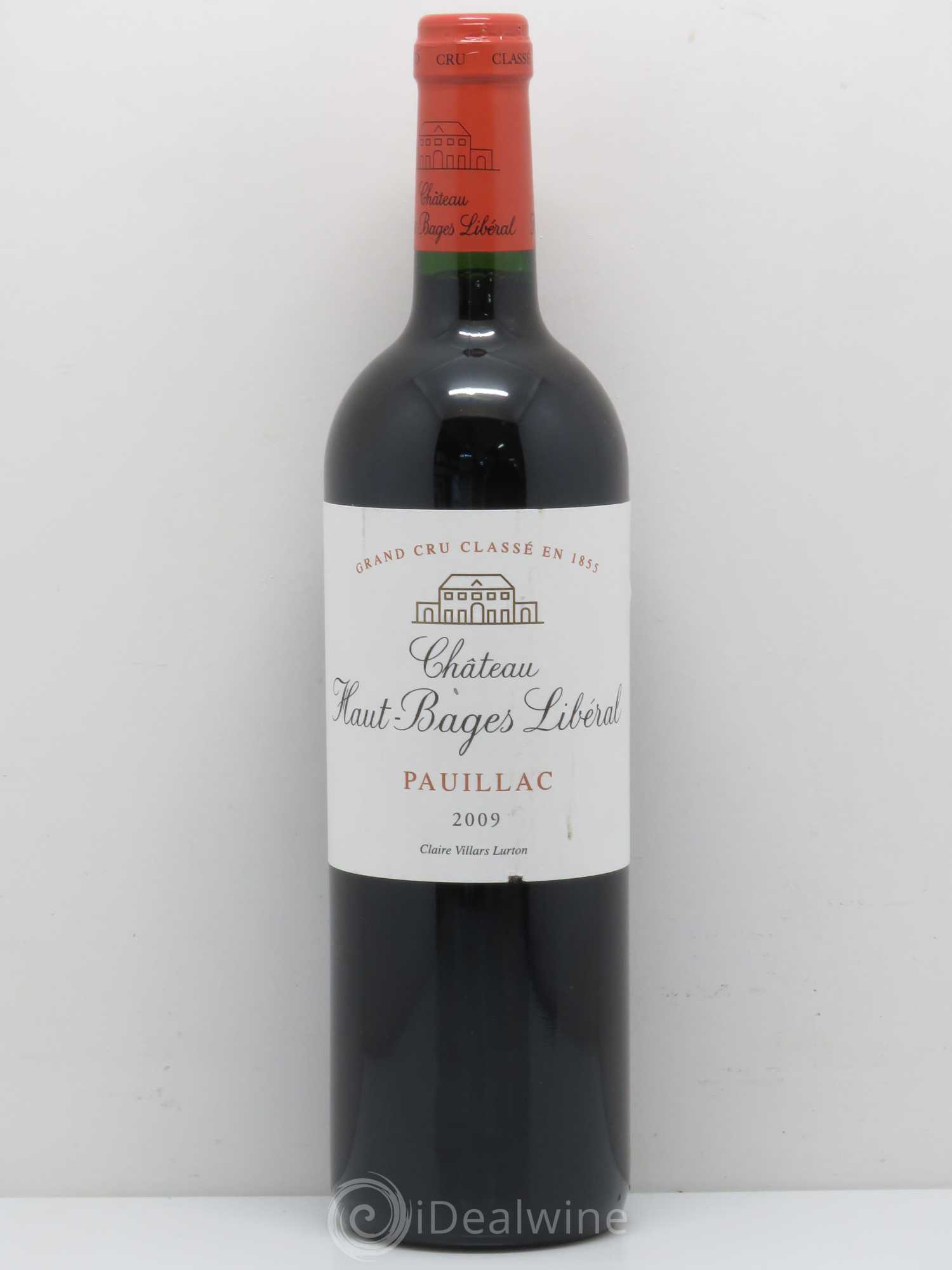 Château Haut Bages Libéral 5ème Grand Cru Classé 2009 - Lot de 1 bouteille - 0