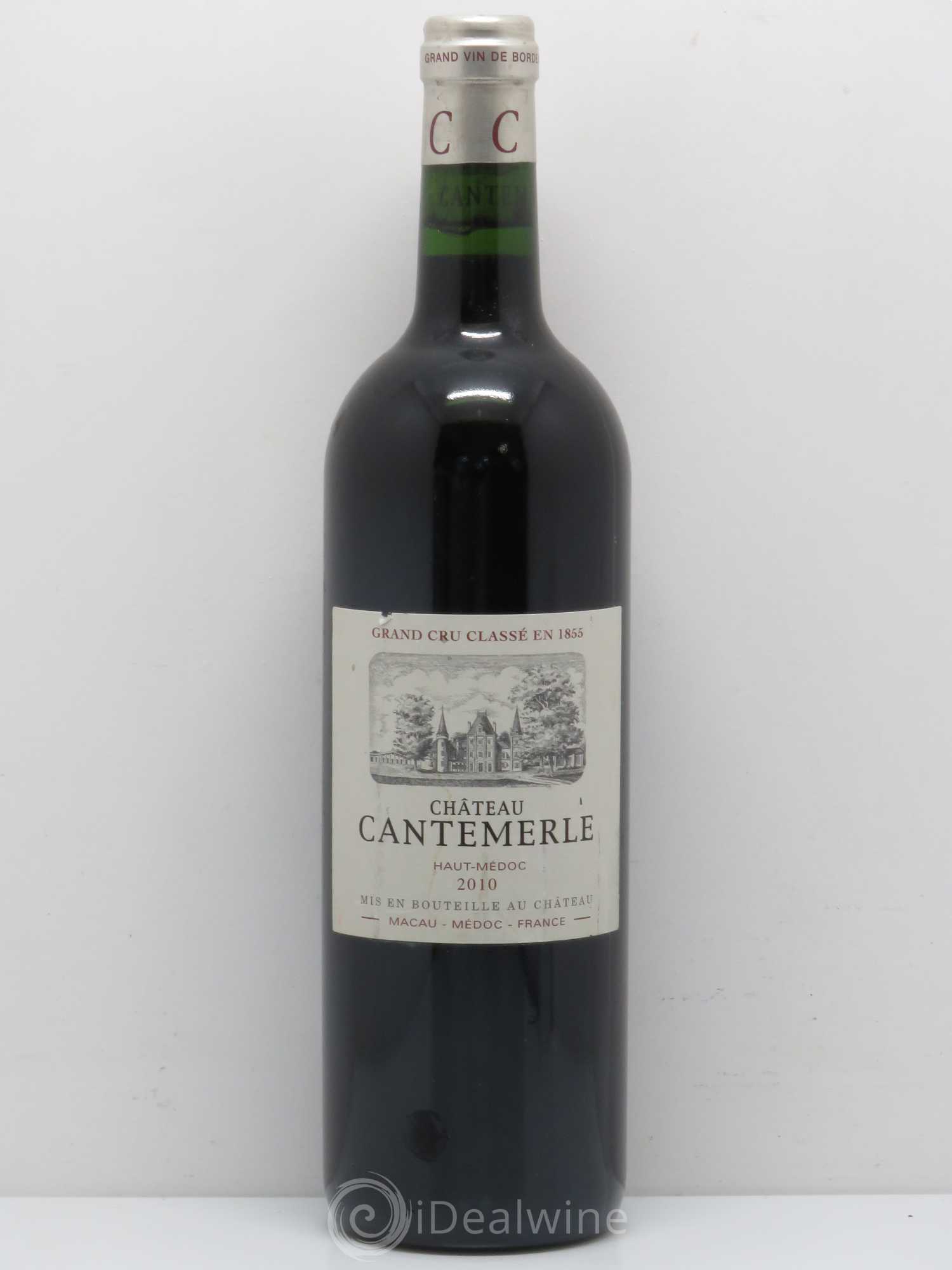 Château Cantemerle 5ème Grand Cru Classé 2010 - Lot de 1 bouteille - 0