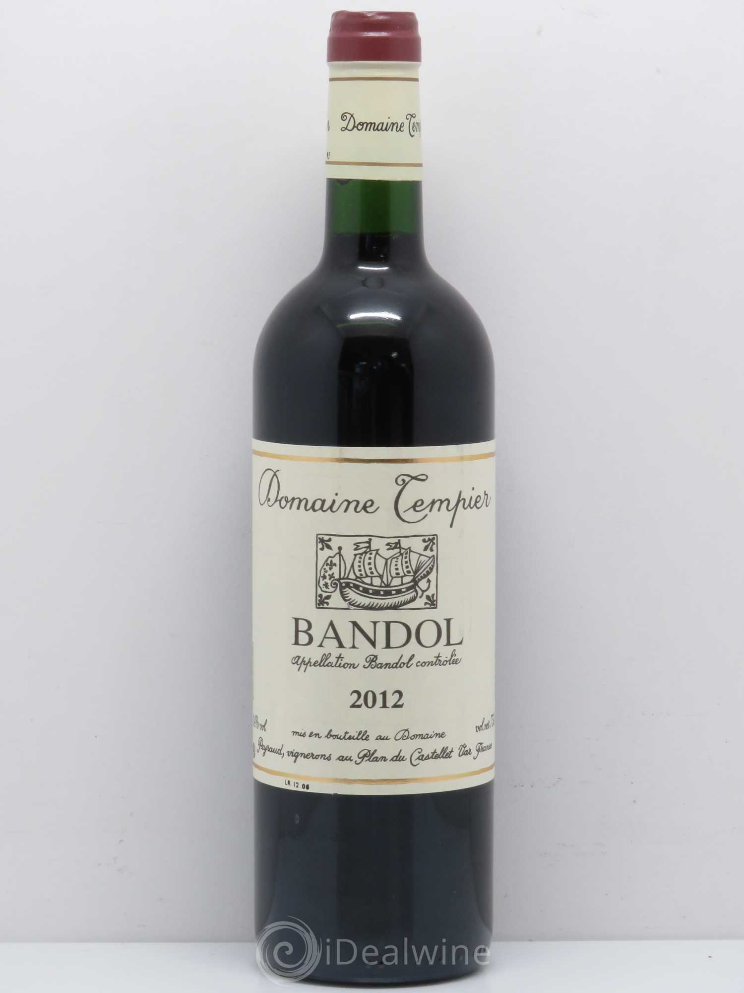 Bandol Domaine Tempier Famille Peyraud 2012 - Lot de 1 bouteille - 0