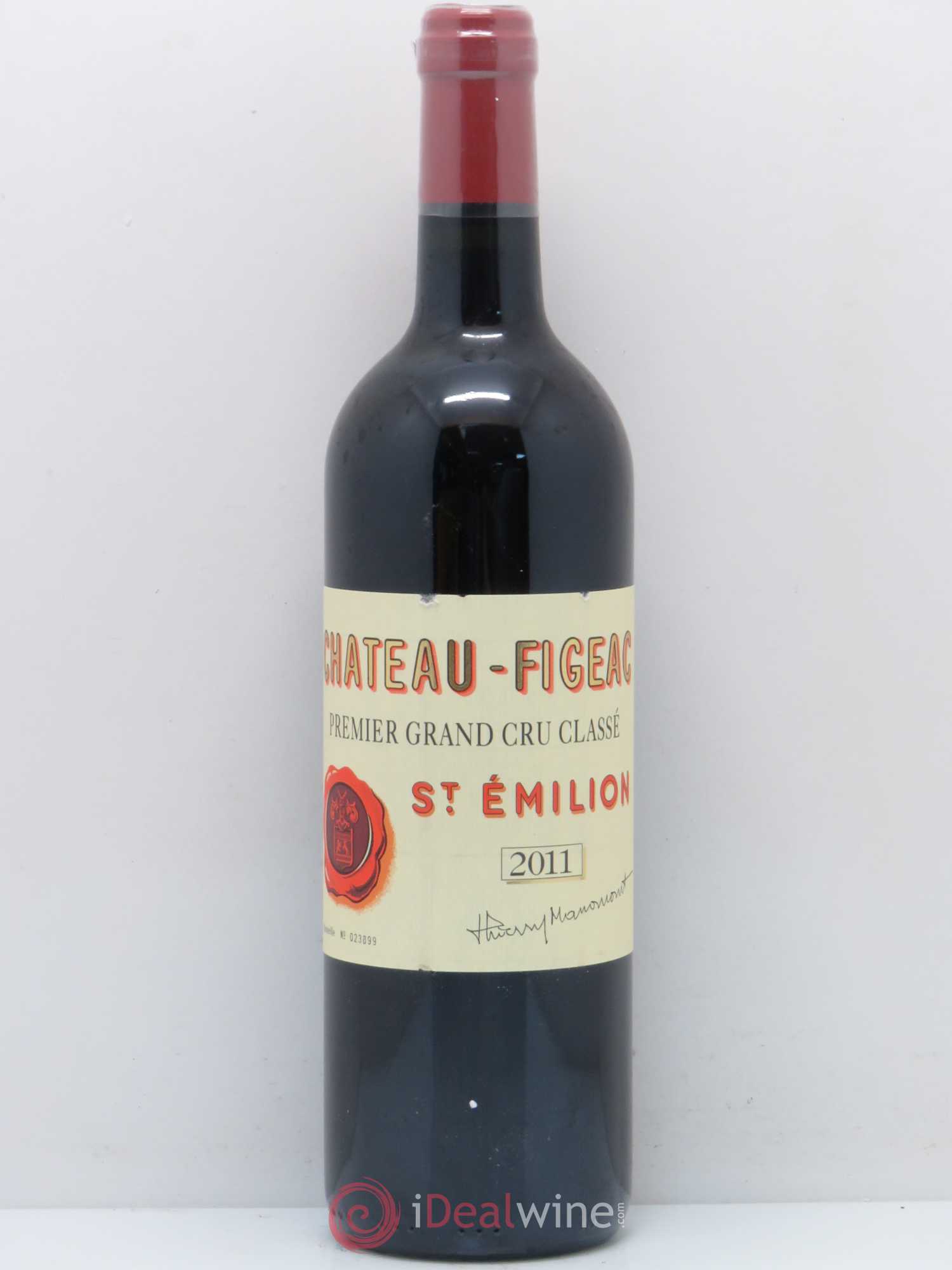 Château Figeac 1er Grand Cru Classé A 2011 - Lot de 1 bouteille - 0