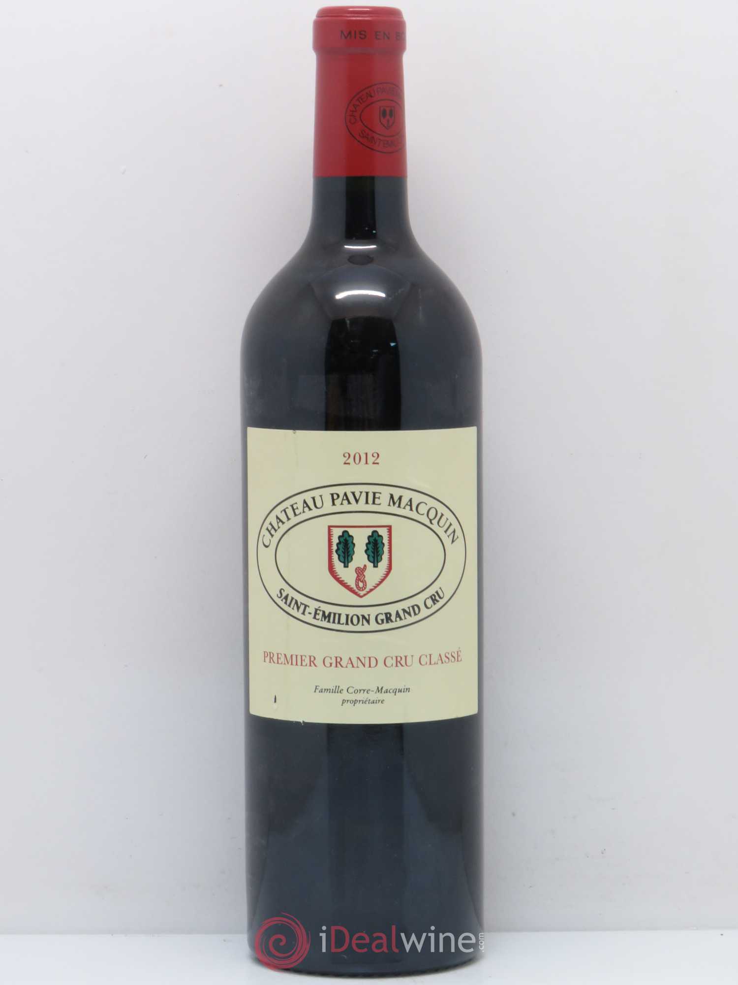 Château Pavie Macquin 1er Grand Cru Classé B 2012 - Lot de 1 bouteille - 0