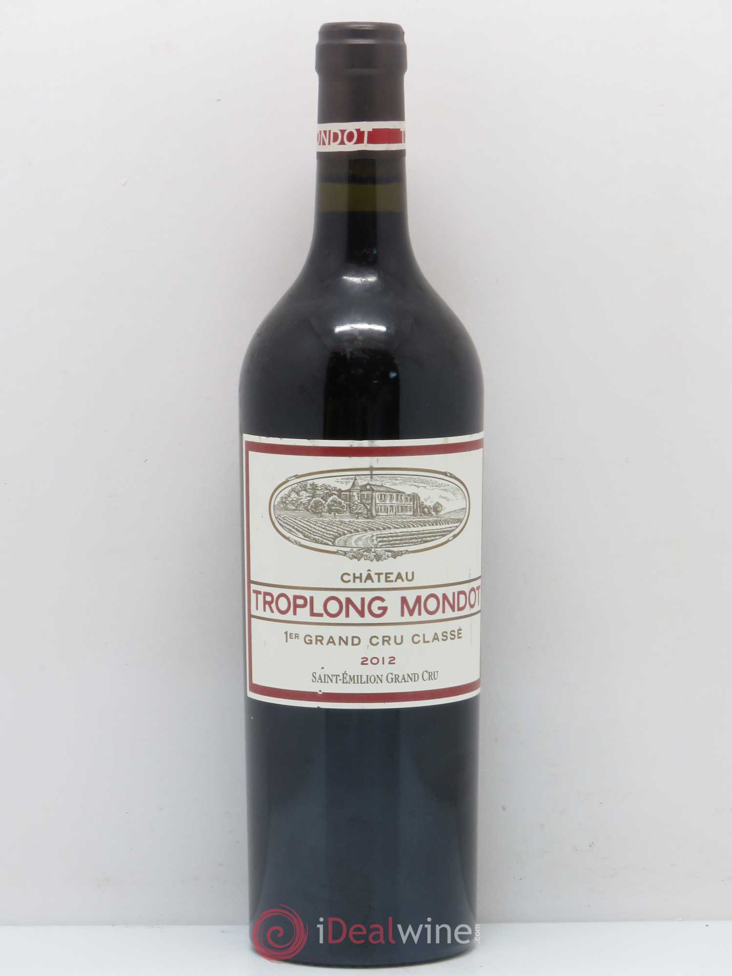 Château Troplong Mondot 1er Grand Cru Classé B 2012 - Lot de 1 bouteille - 0