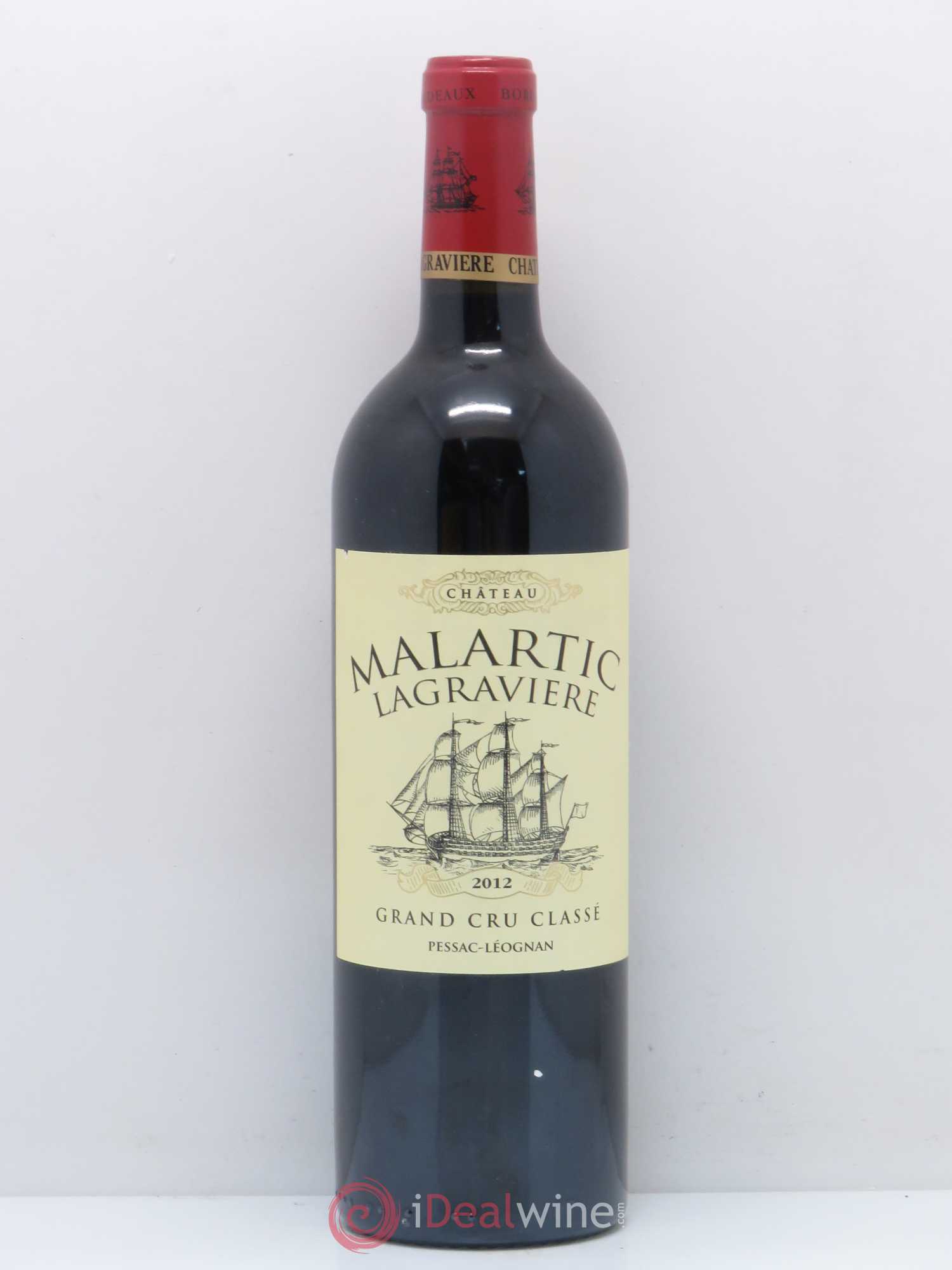 Château Malartic-Lagravière Cru Classé de Graves 2012 - Lot de 1 bouteille - 0