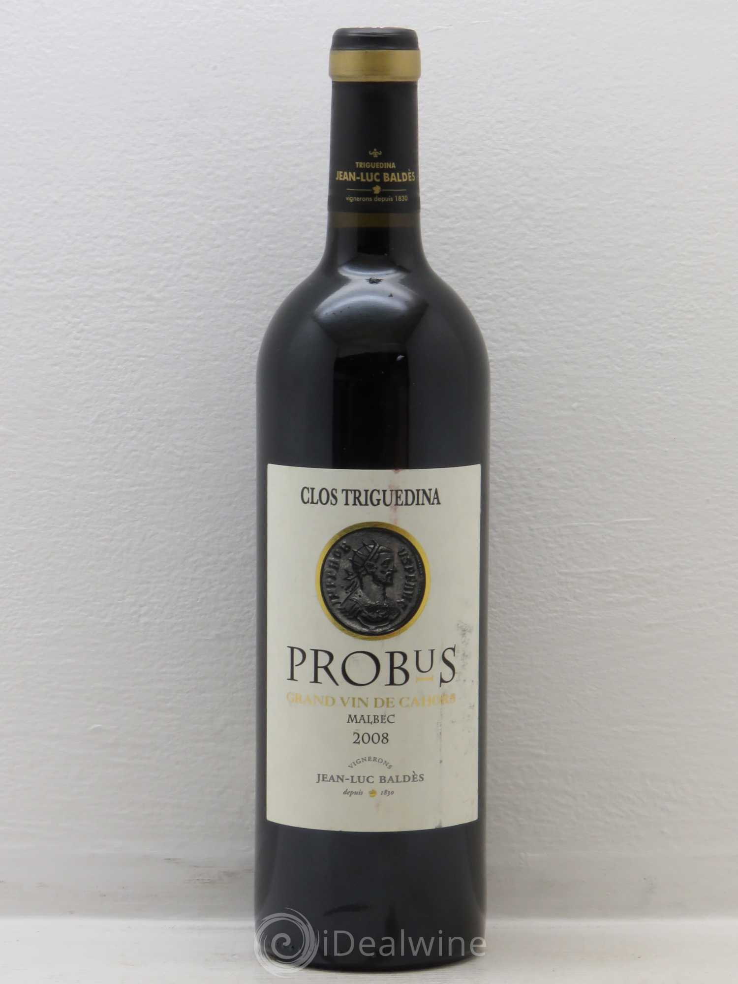 Cahors Clos Triguedina Probus Jean-Luc Baldès 2008 - Lot de 1 bouteille - 0
