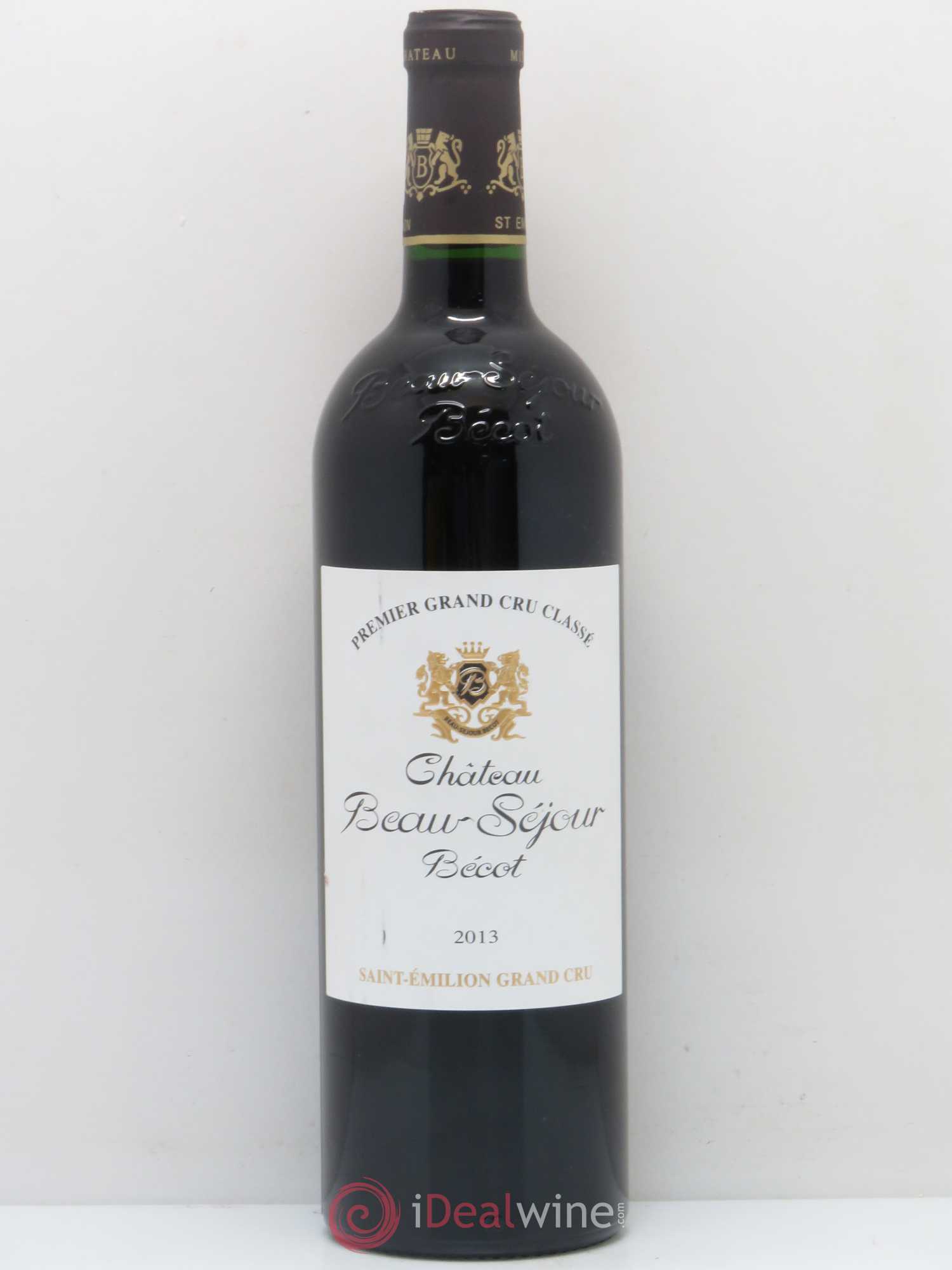 Château Beau-Séjour Bécot 1er Grand Cru Classé B 2013 - Lot de 1 bouteille - 0
