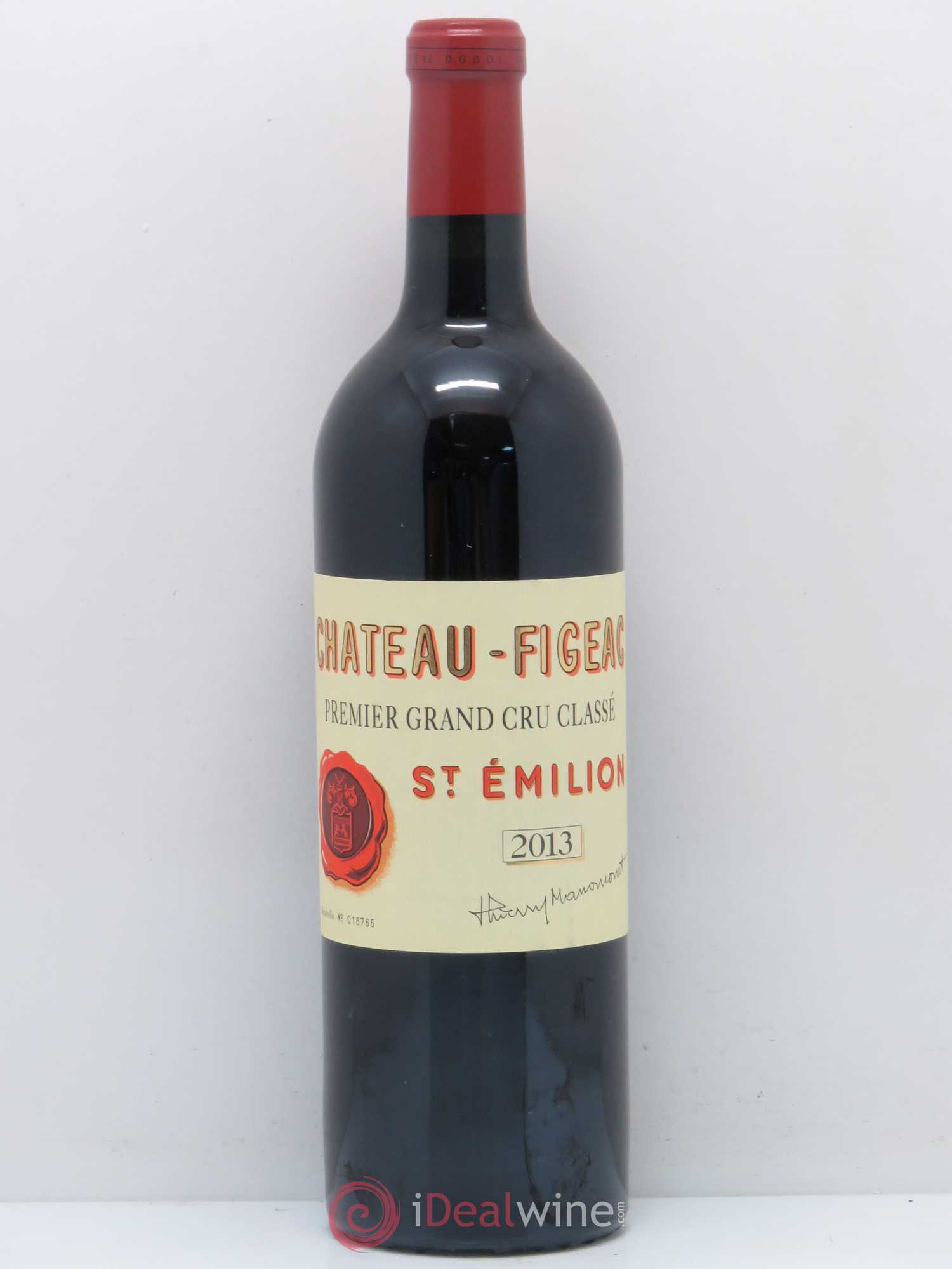 Château Figeac 1er Grand Cru Classé A 2013 - Lot de 1 bouteille - 0