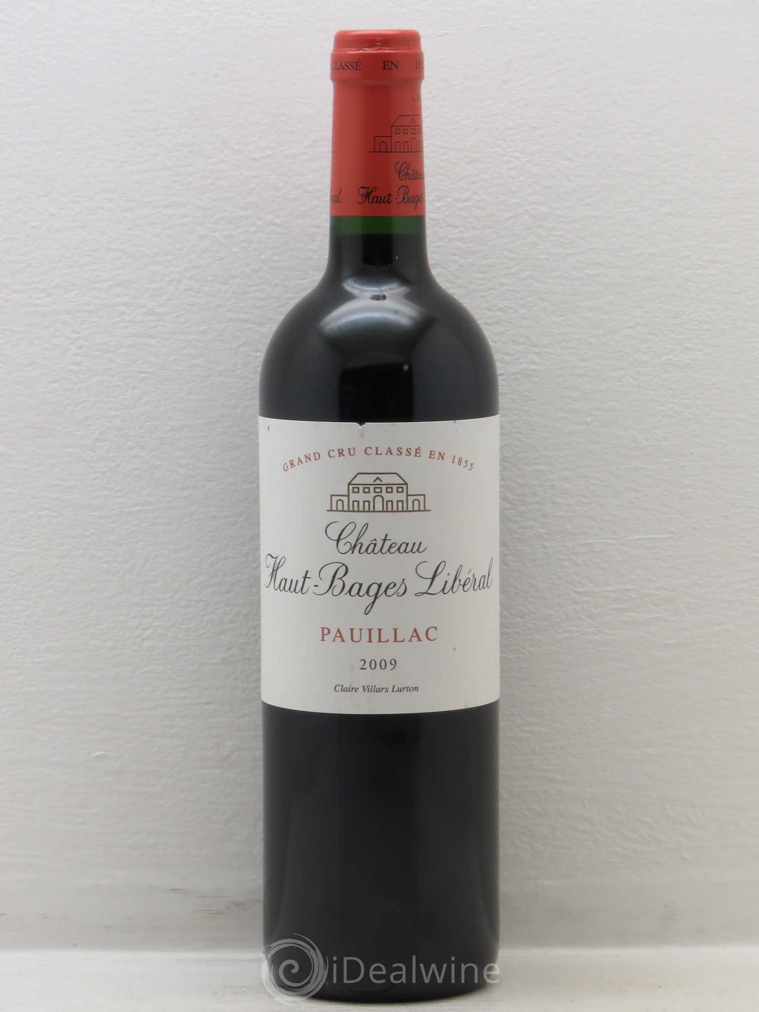 Château Haut Bages Libéral 5ème Grand Cru Classé 2009 - Lot de 1 bouteille - 0