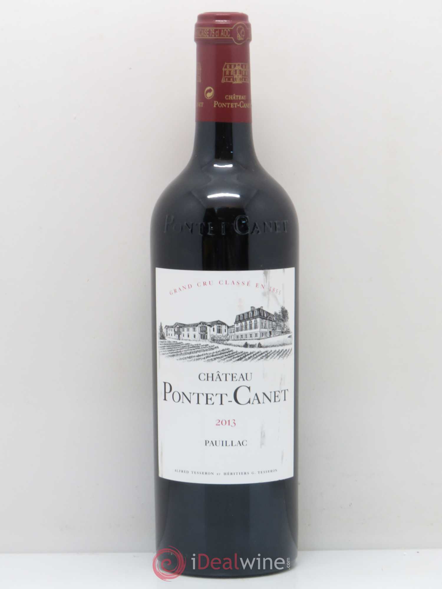 Château Pontet Canet 5ème Grand Cru Classé 2013 - Lot de 1 bouteille - 0