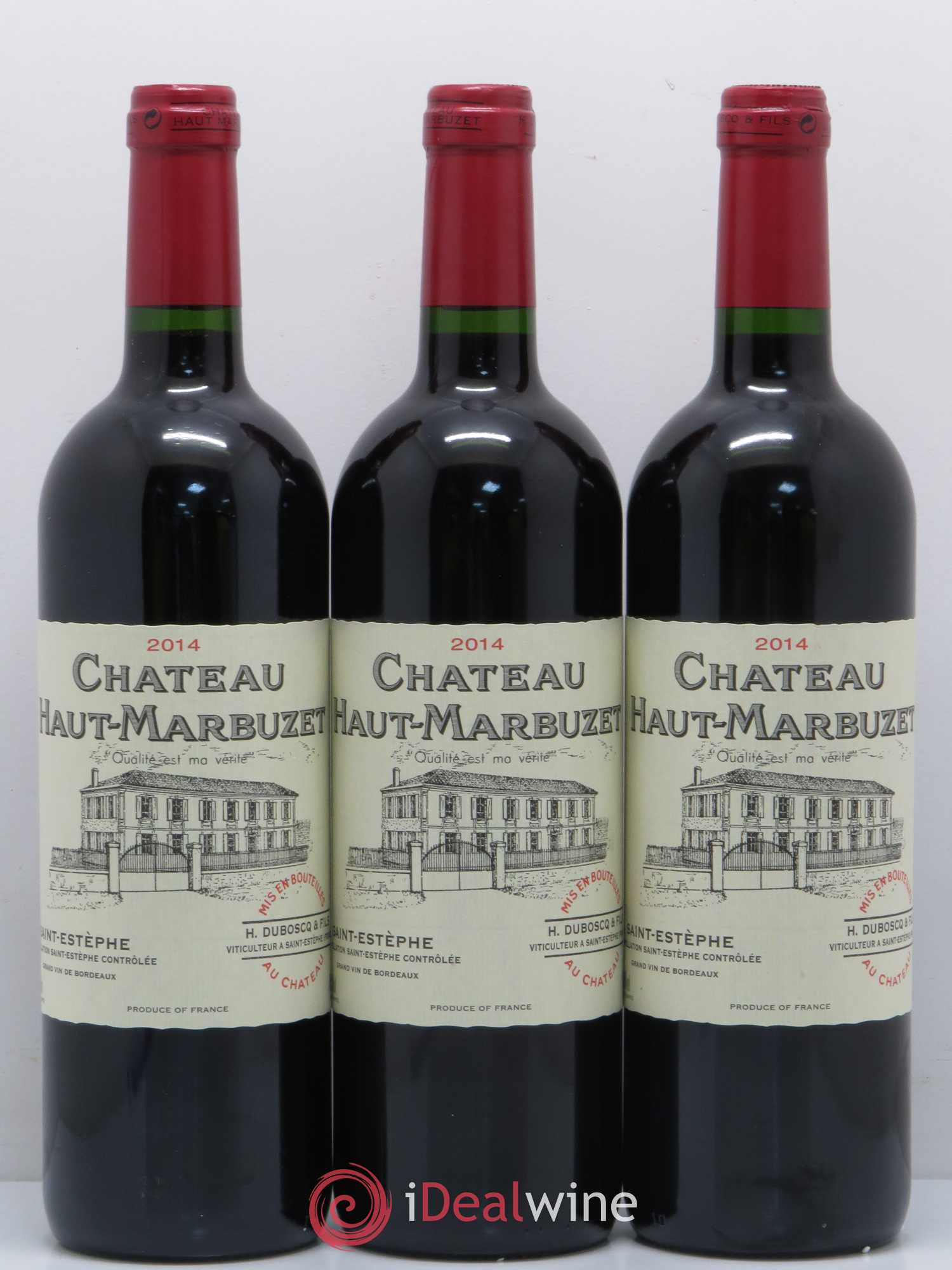 Château Haut Marbuzet 2014 - Lot de 3 bouteilles - 0