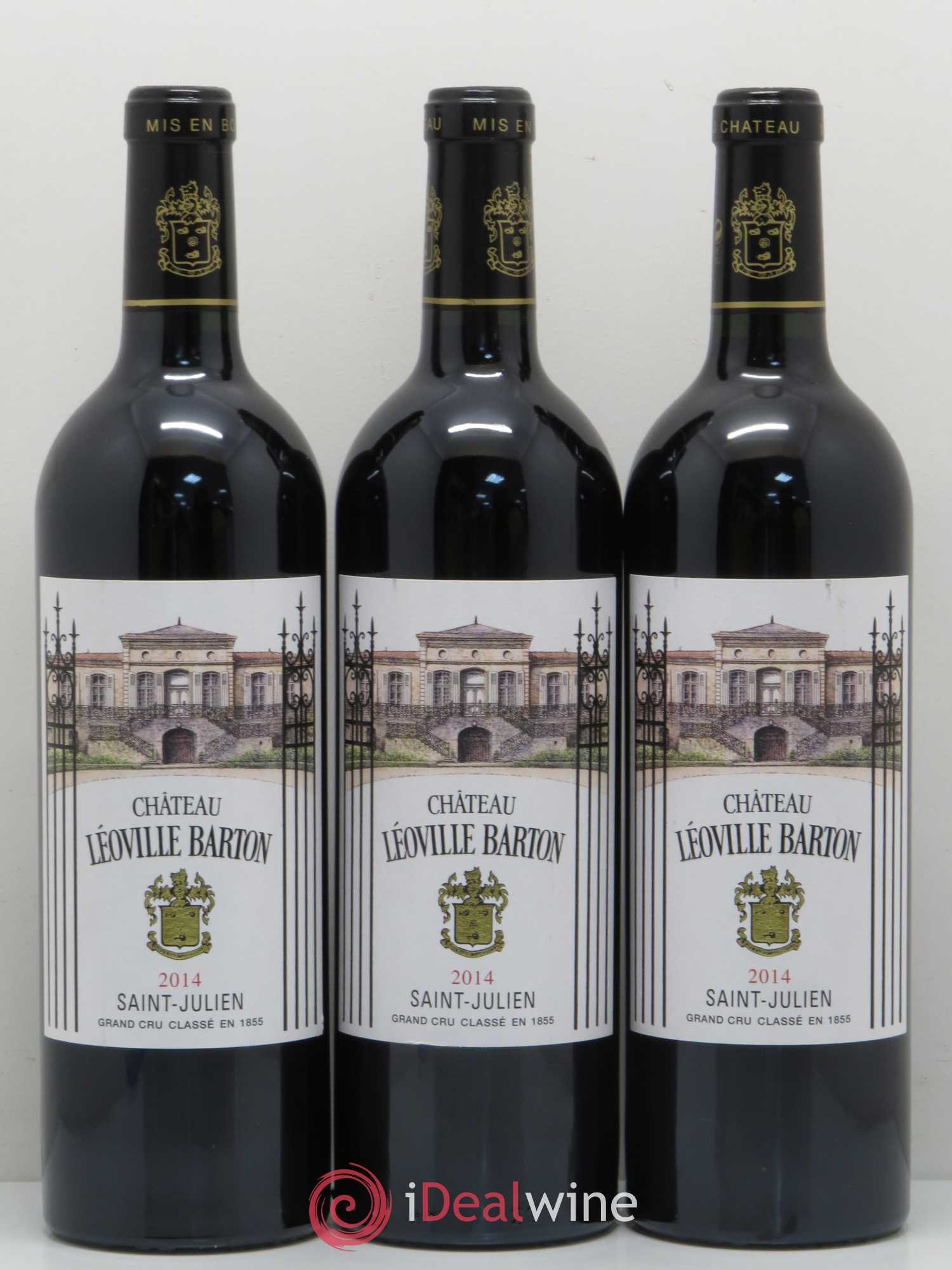 Château Léoville Barton 2ème Grand Cru Classé 2014 - Lot de 3 bouteilles - 0