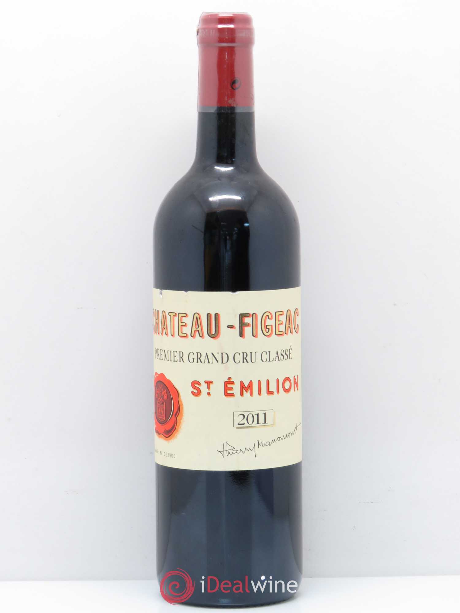 Château Figeac 1er Grand Cru Classé A 2011 - Lot de 1 bouteille - 0