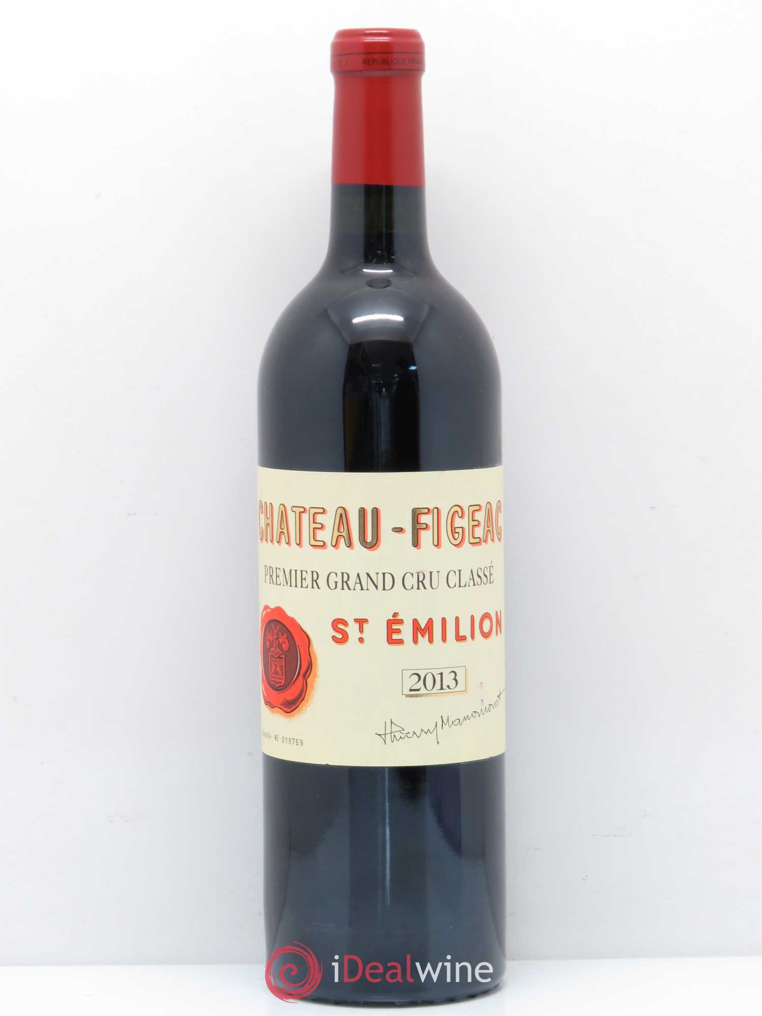 Château Figeac 1er Grand Cru Classé A 2013 - Lot de 1 bouteille - 0