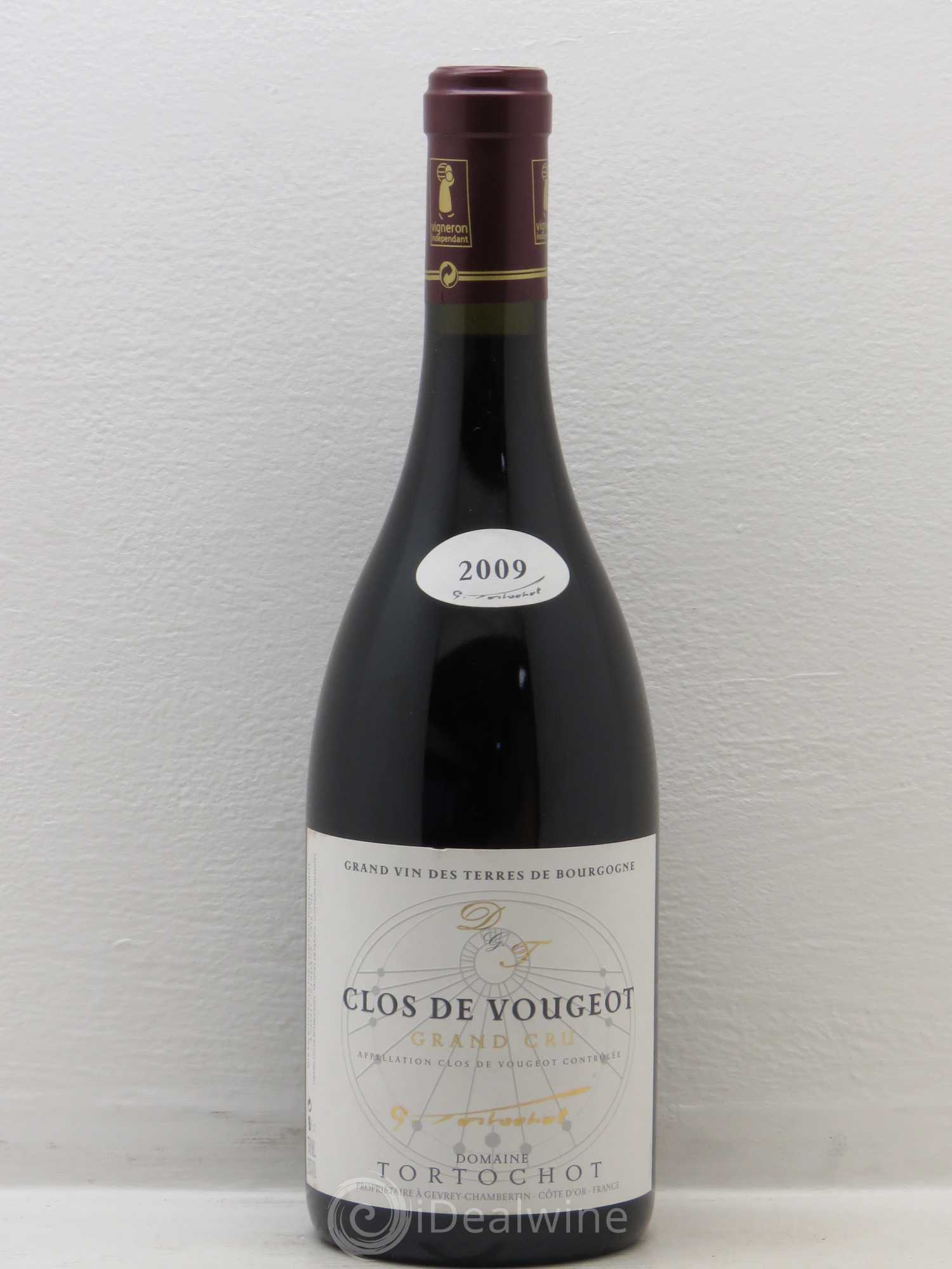 Clos de Vougeot Grand Cru Domaine Tortochot 2009 - Posten von 1 Flasche - 0