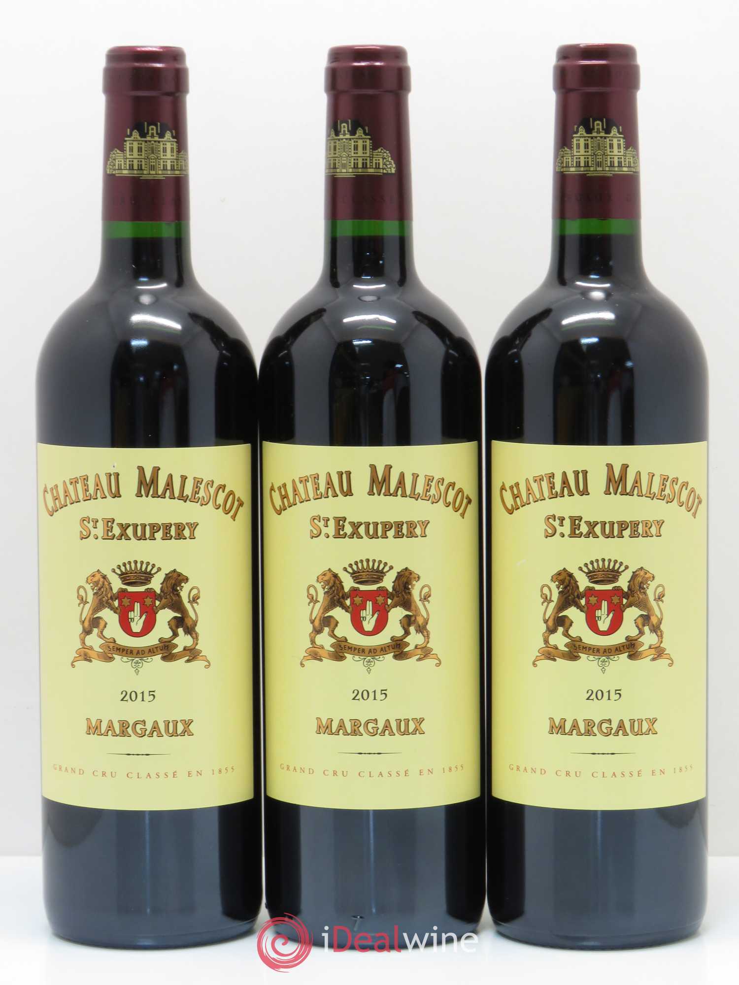 Château Malescot Saint-Exupéry 3ème Grand Cru Classé 2015 - Lot de 3 bouteilles - 0