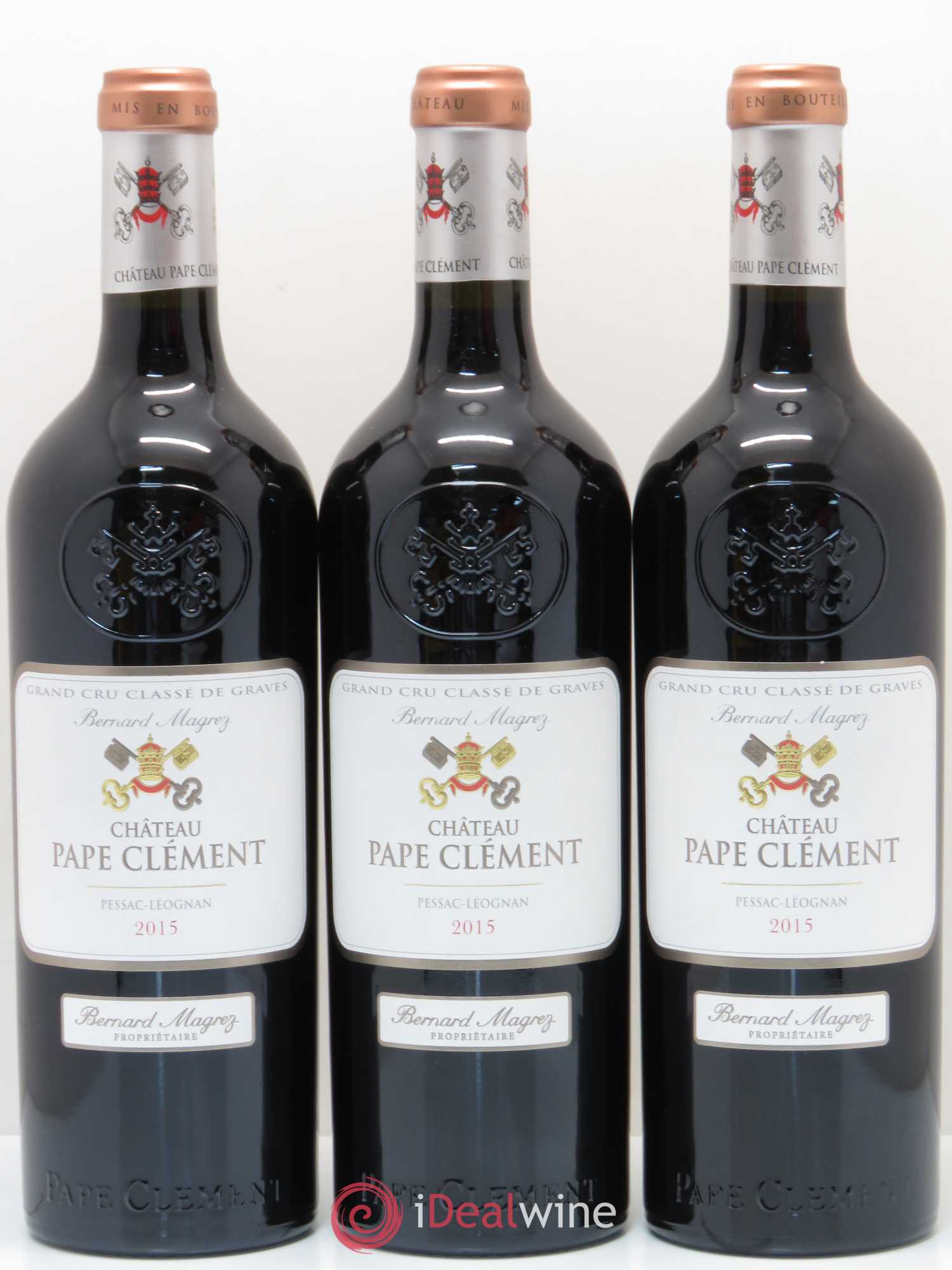 Château Pape Clément Cru Classé de Graves 2015 - Lot de 3 bouteilles - 0