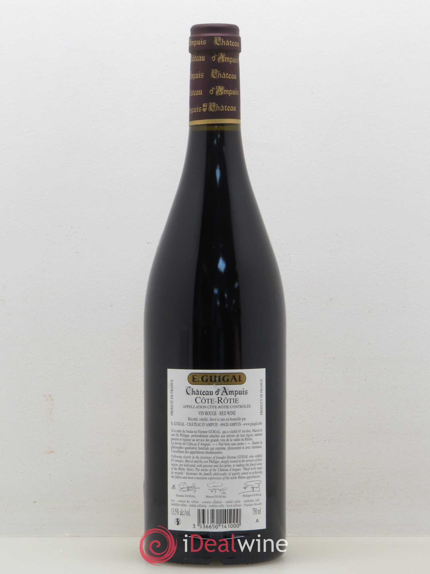 Côte-Rôtie Château d'Ampuis Guigal 2013 - Lot de 1 bouteille - 1