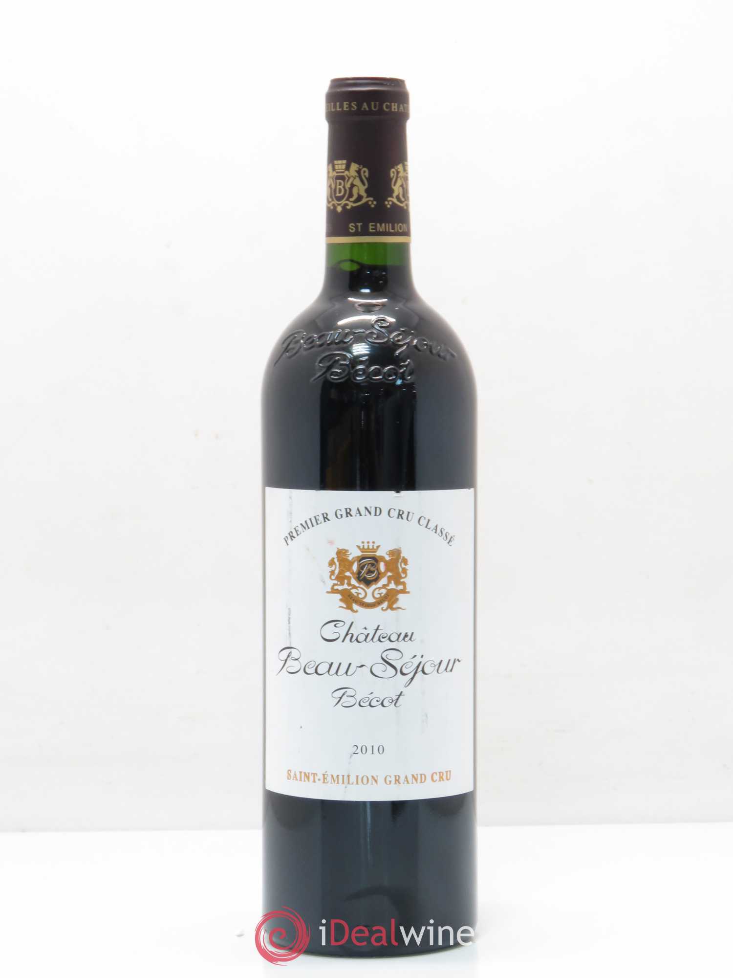 Château Beau-Séjour Bécot 1er Grand Cru Classé B 2010 - Lot de 1 bouteille - 0