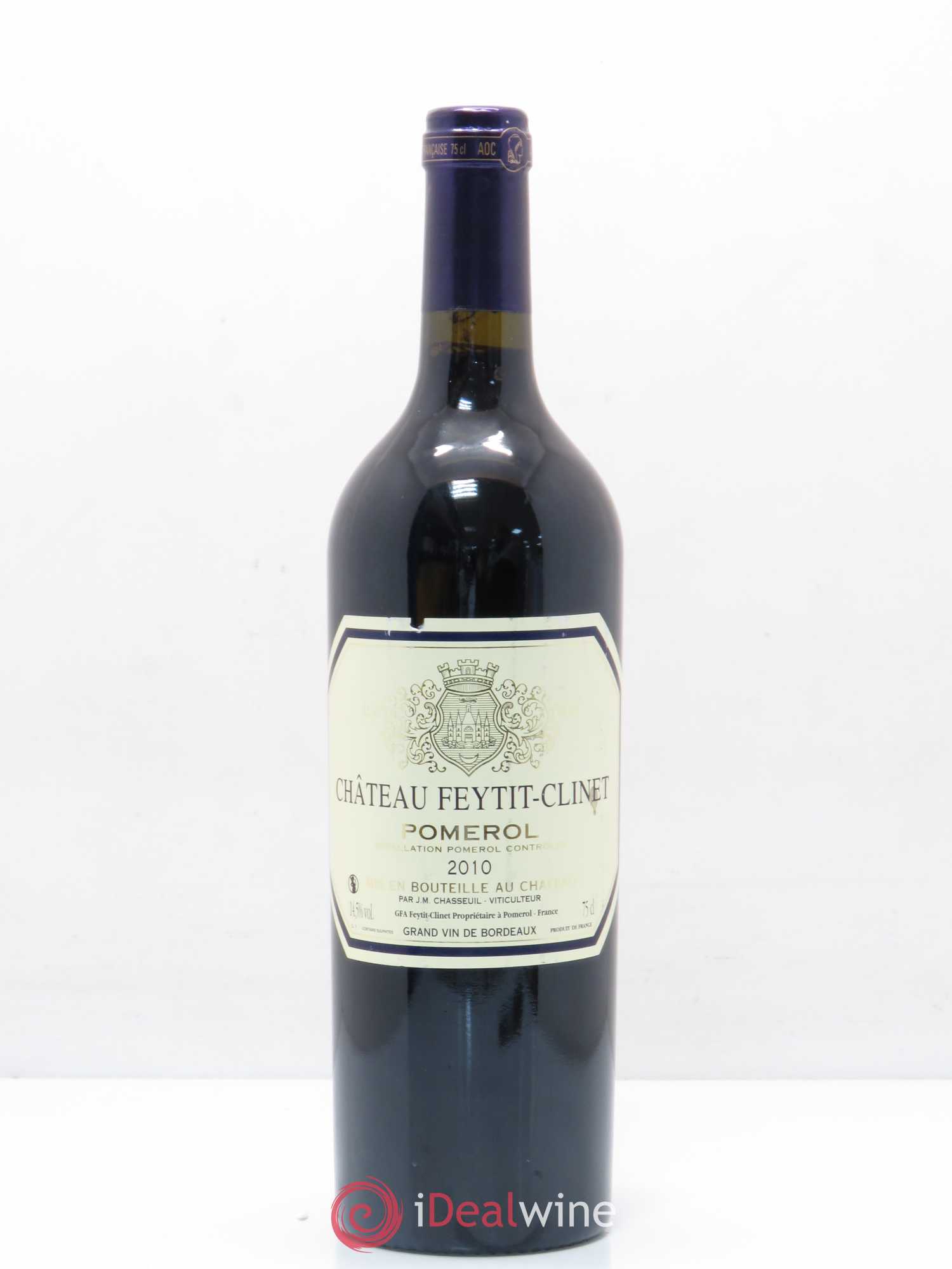 Château Feytit-Clinet 2010 - Lot de 1 bouteille - 0