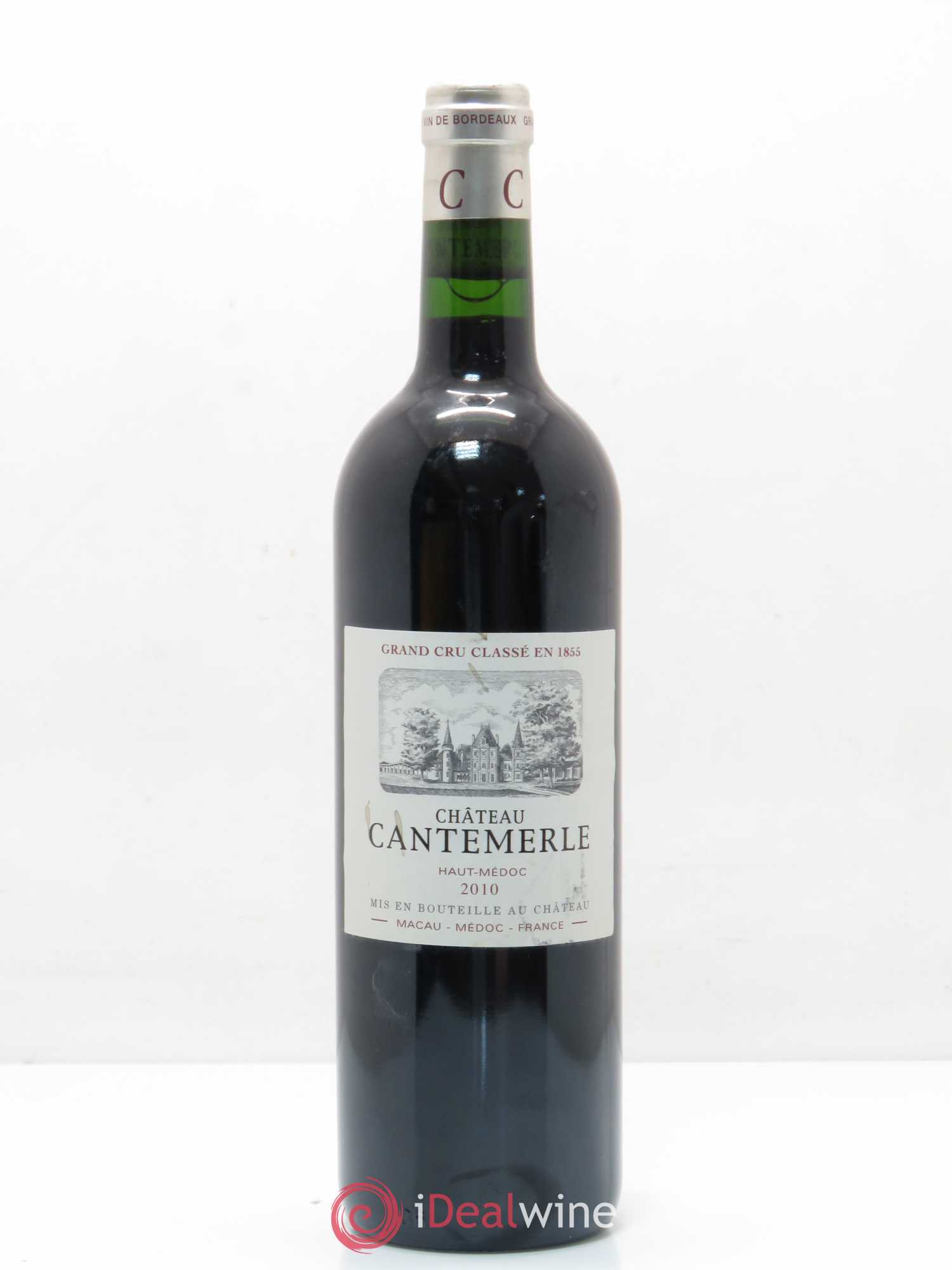 Château Cantemerle 5ème Grand Cru Classé 2010 - Lot de 1 bouteille - 0