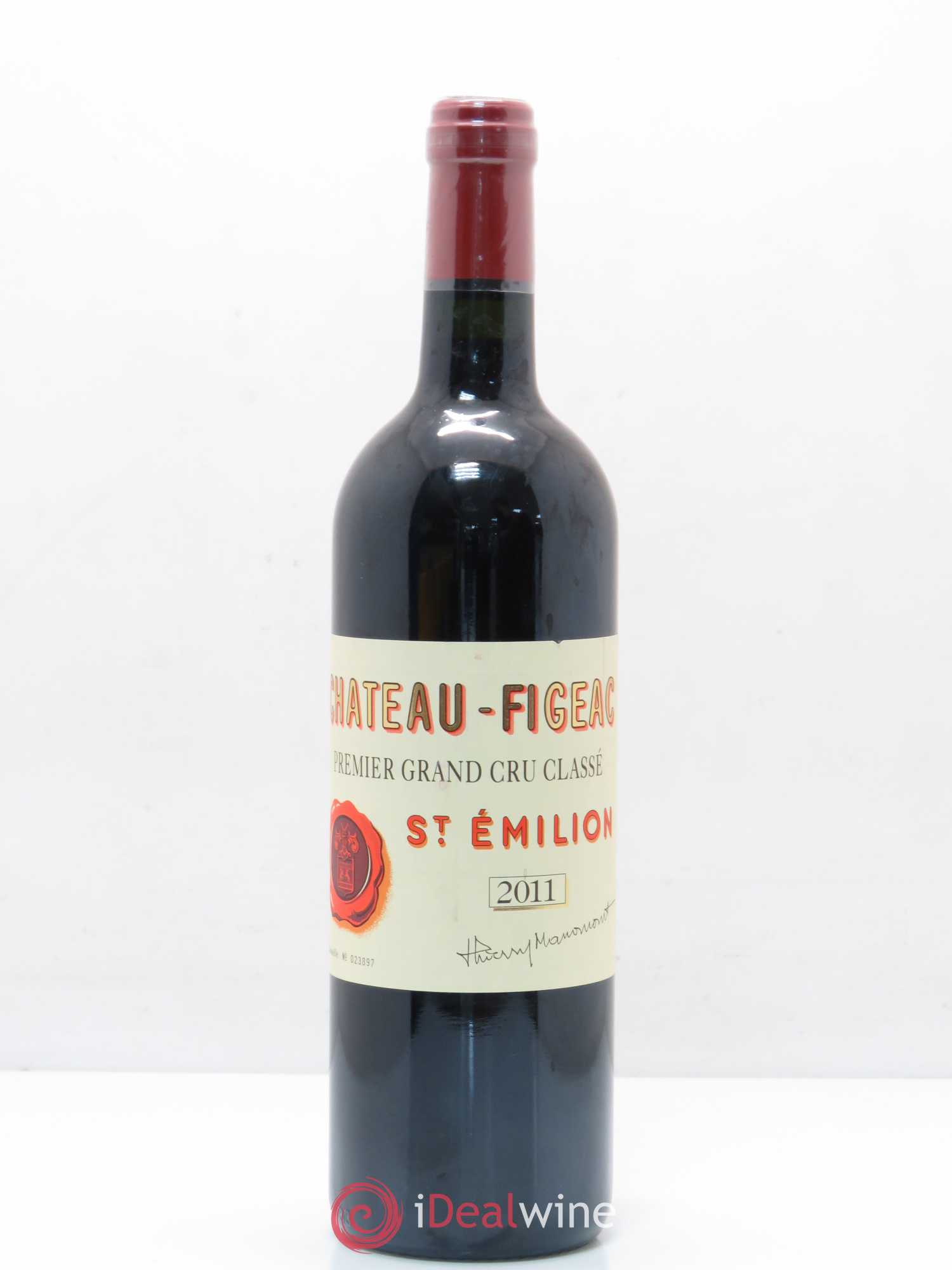 Château Figeac 1er Grand Cru Classé A 2011 - Lot de 1 bouteille - 0