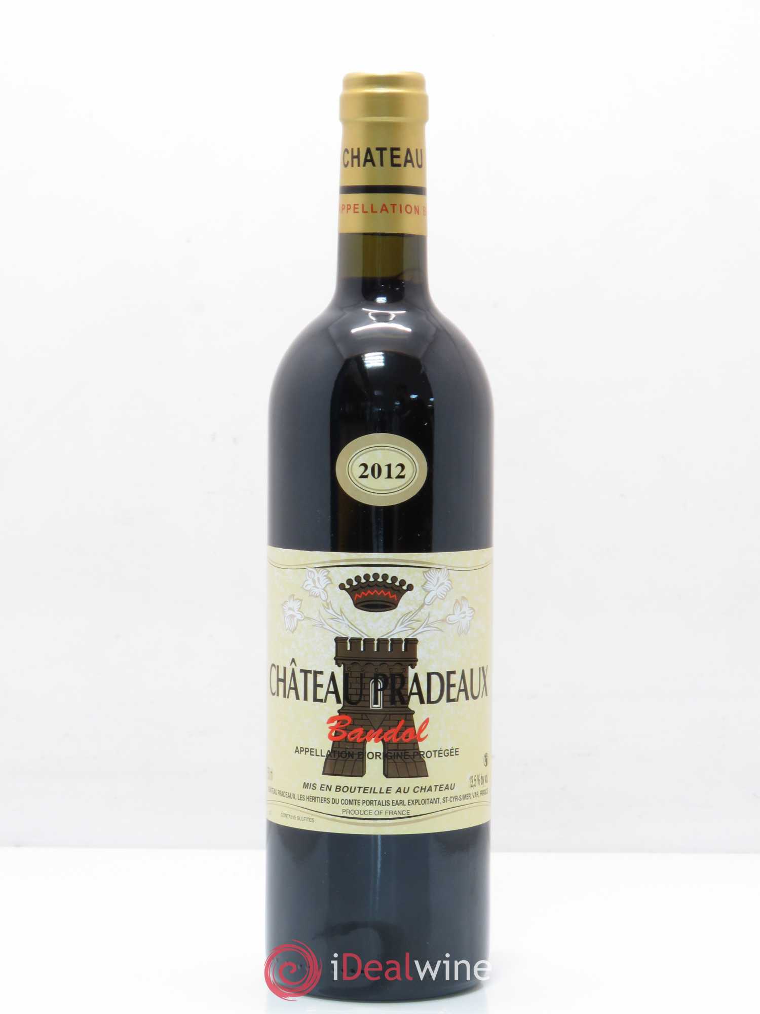 Bandol Château Pradeaux Famille Portalis 2012 - Lot de 1 bouteille - 0