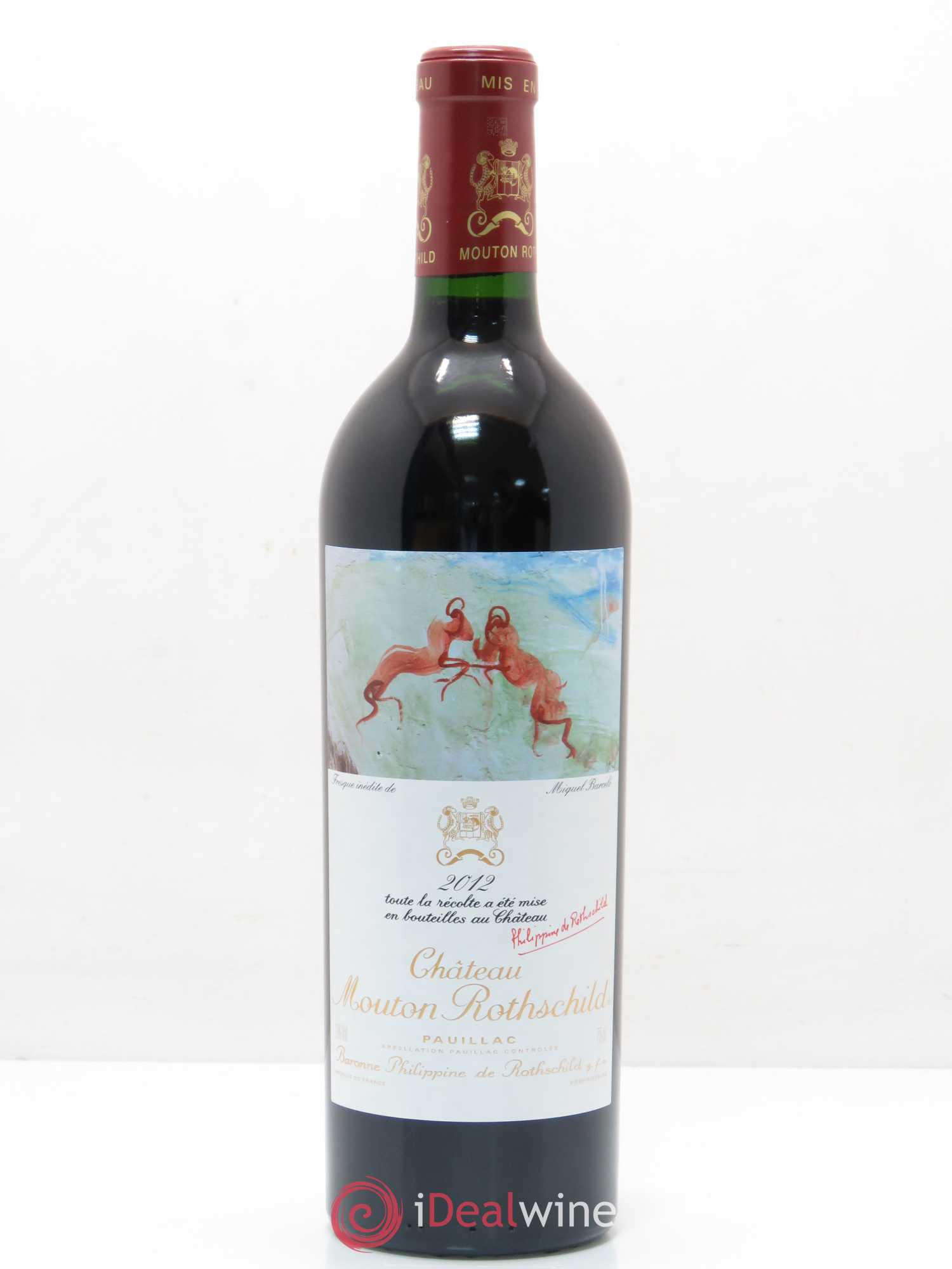 Château Mouton Rothschild 1er Grand Cru Classé 2012 - Lot de 1 bouteille - 0