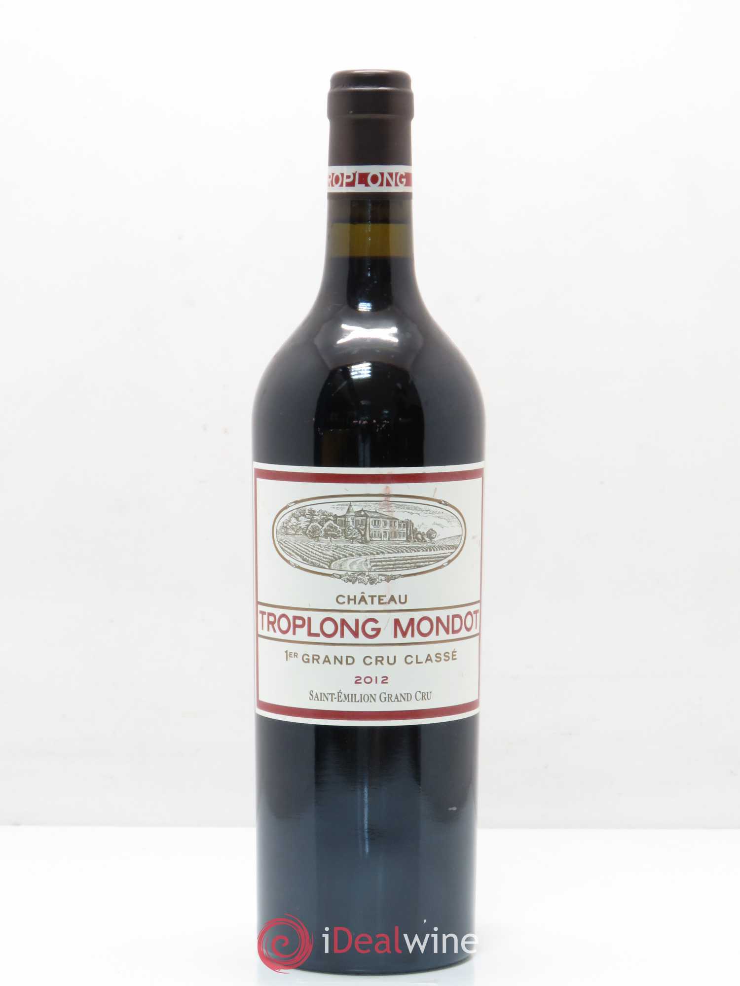 Château Troplong Mondot 1er Grand Cru Classé B 2012 - Lot de 1 bouteille - 0