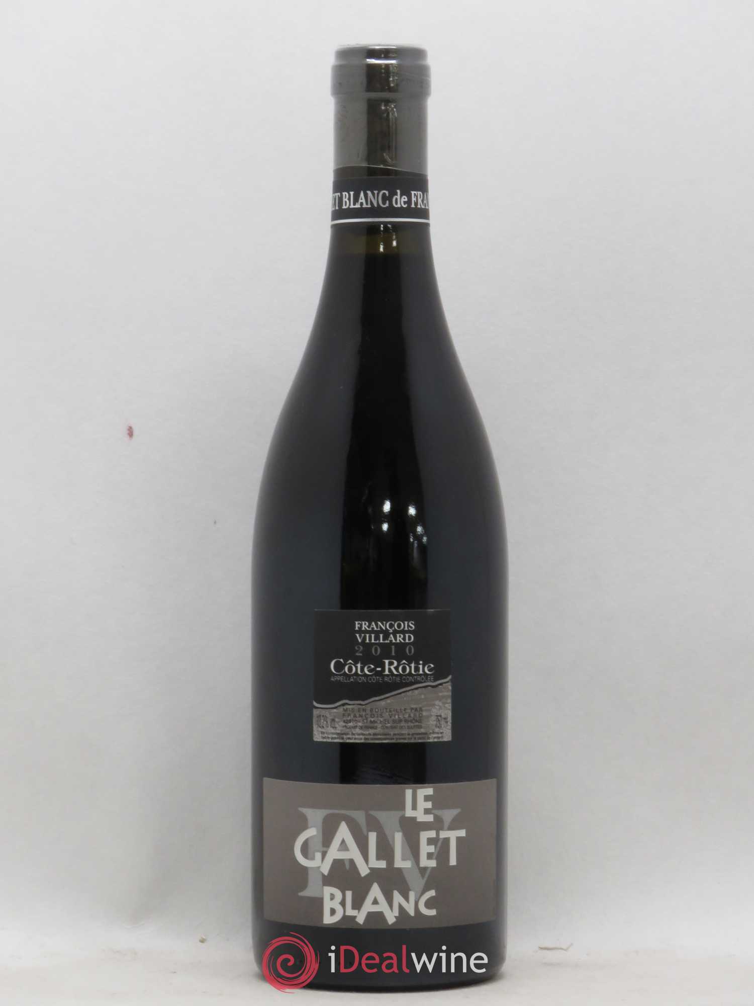 Côte-Rôtie Le Gallet Blanc François Villard 2010 - Lot de 1 bouteille - 0