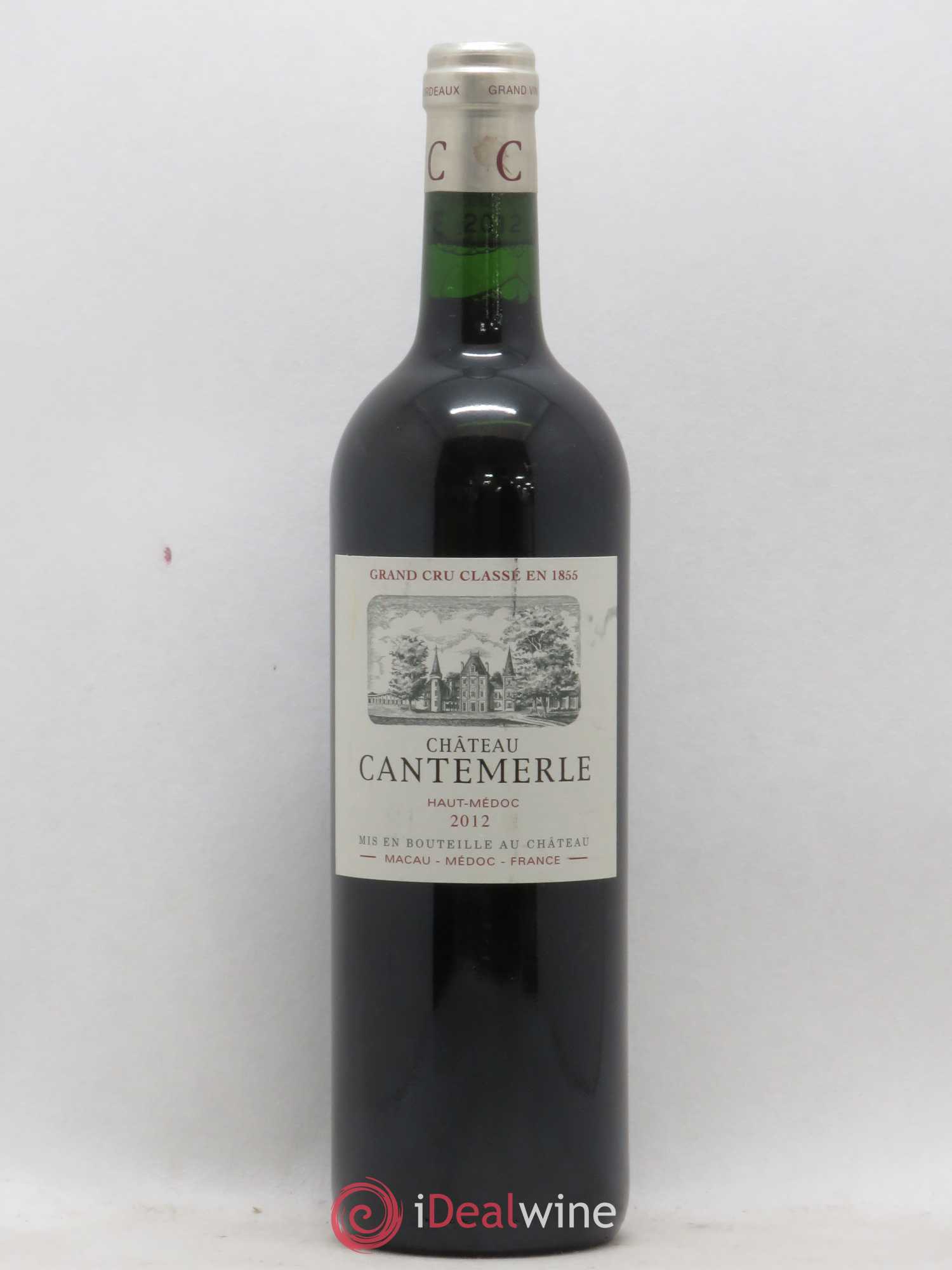 Château Cantemerle 5ème Grand Cru Classé 2012 - Lot de 1 bouteille - 0