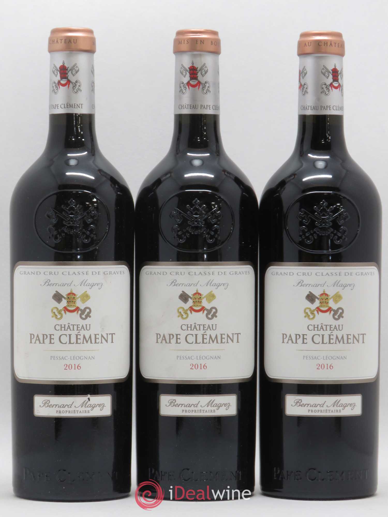 Château Pape Clément Cru Classé de Graves 2016 - Lot de 3 bouteilles - 0