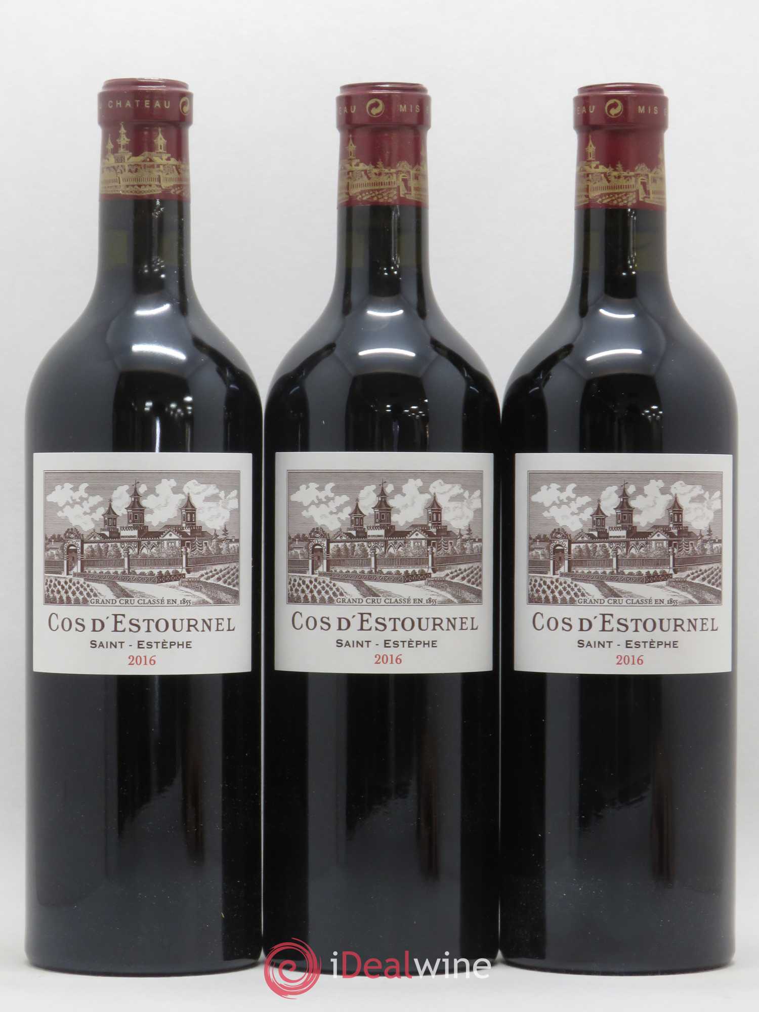 Cos d'Estournel 2ème Grand Cru Classé 2016 - Lot de 3 bouteilles - 0