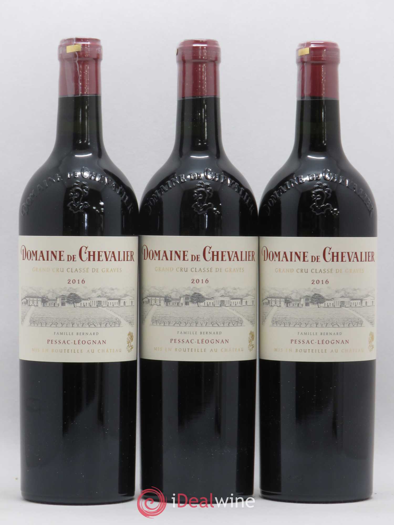 Domaine de Chevalier Cru Classé de Graves 2016 - Lot de 3 bouteilles - 0