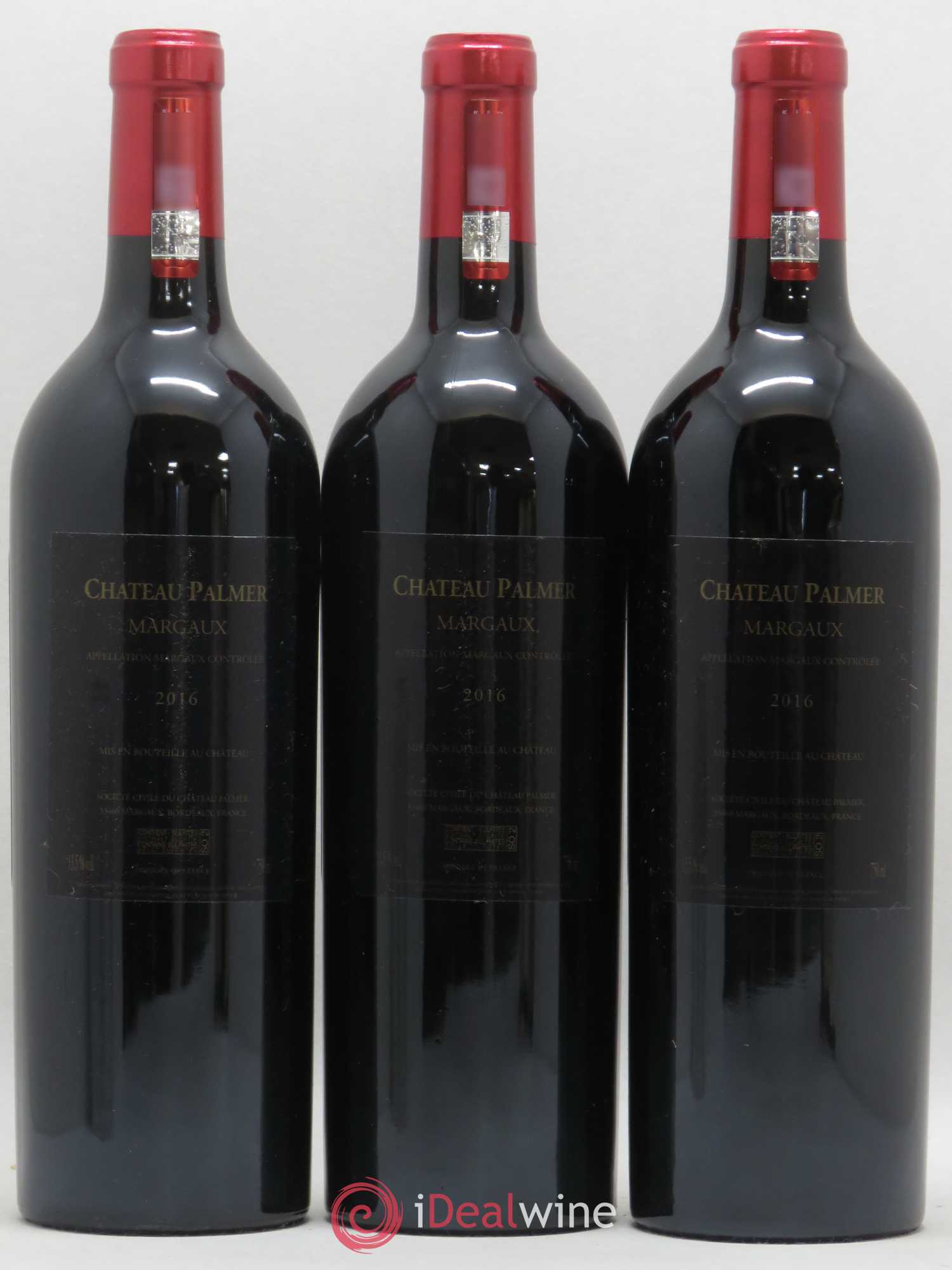 Château Palmer 3ème Grand Cru Classé 2016 - Lot de 3 bouteilles - 1