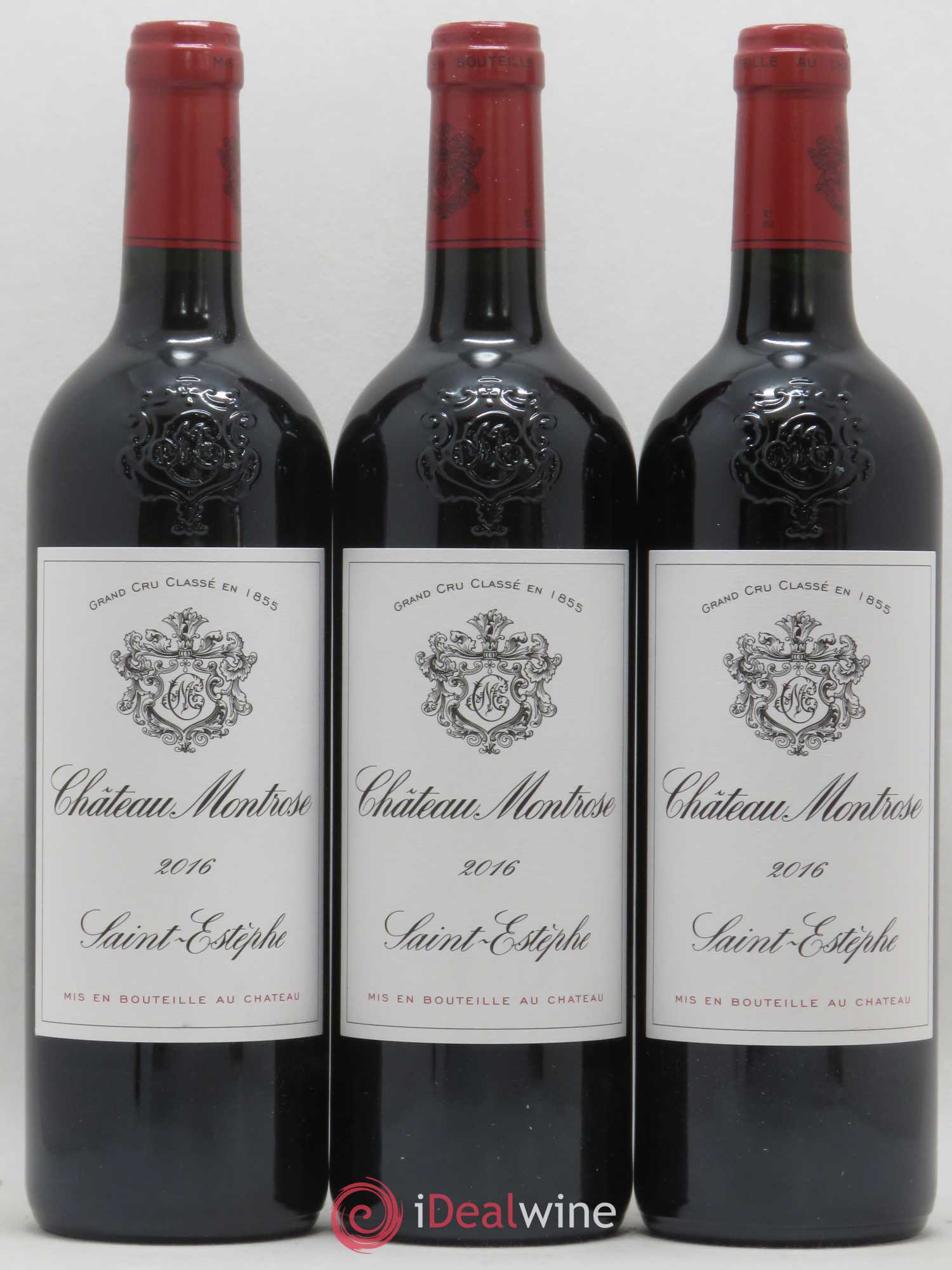 Château Montrose 2ème Grand Cru Classé 2016 - Lot de 3 bouteilles - 0