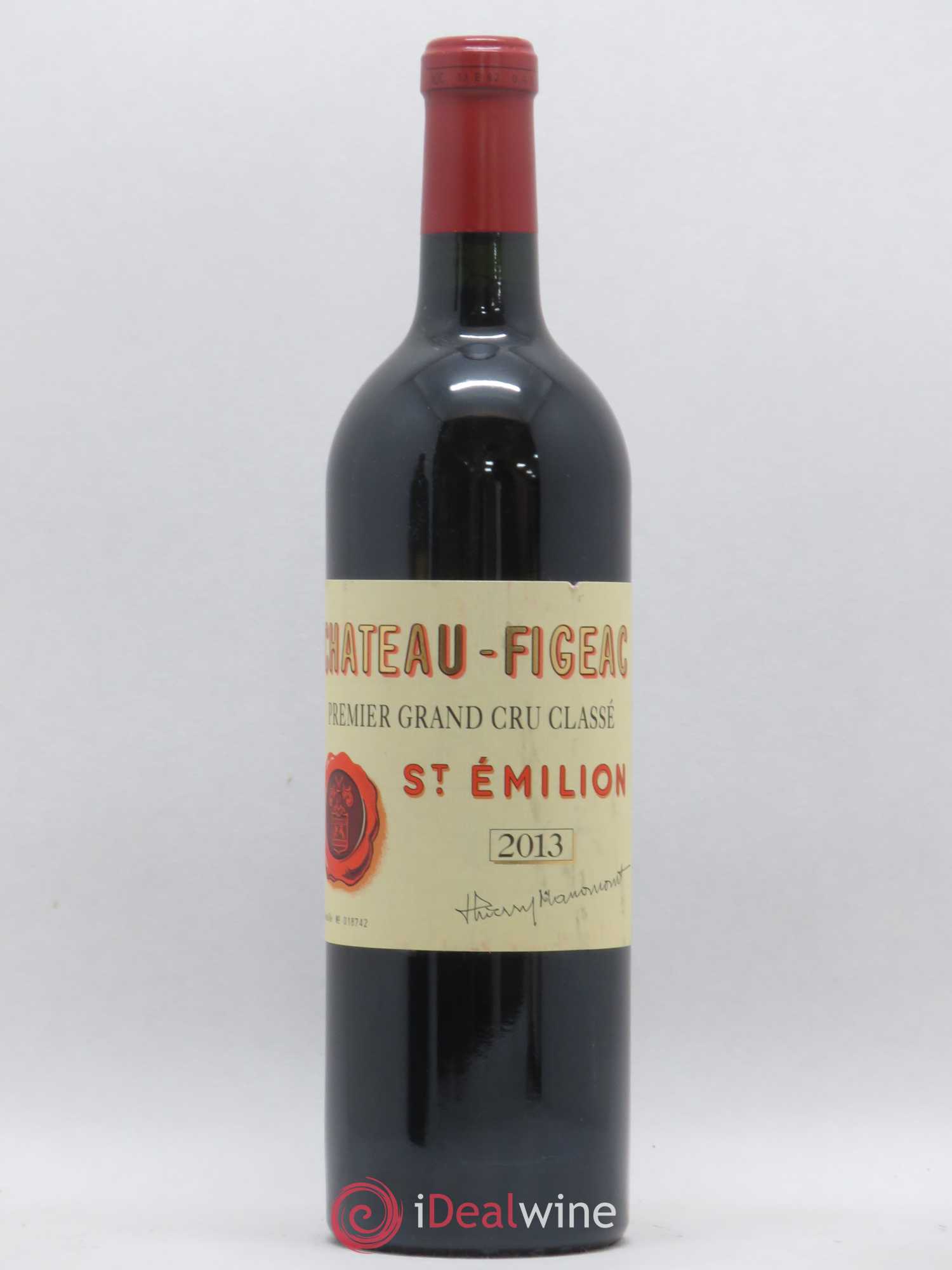 Château Figeac 1er Grand Cru Classé A 2013 - Lot de 1 bouteille - 0